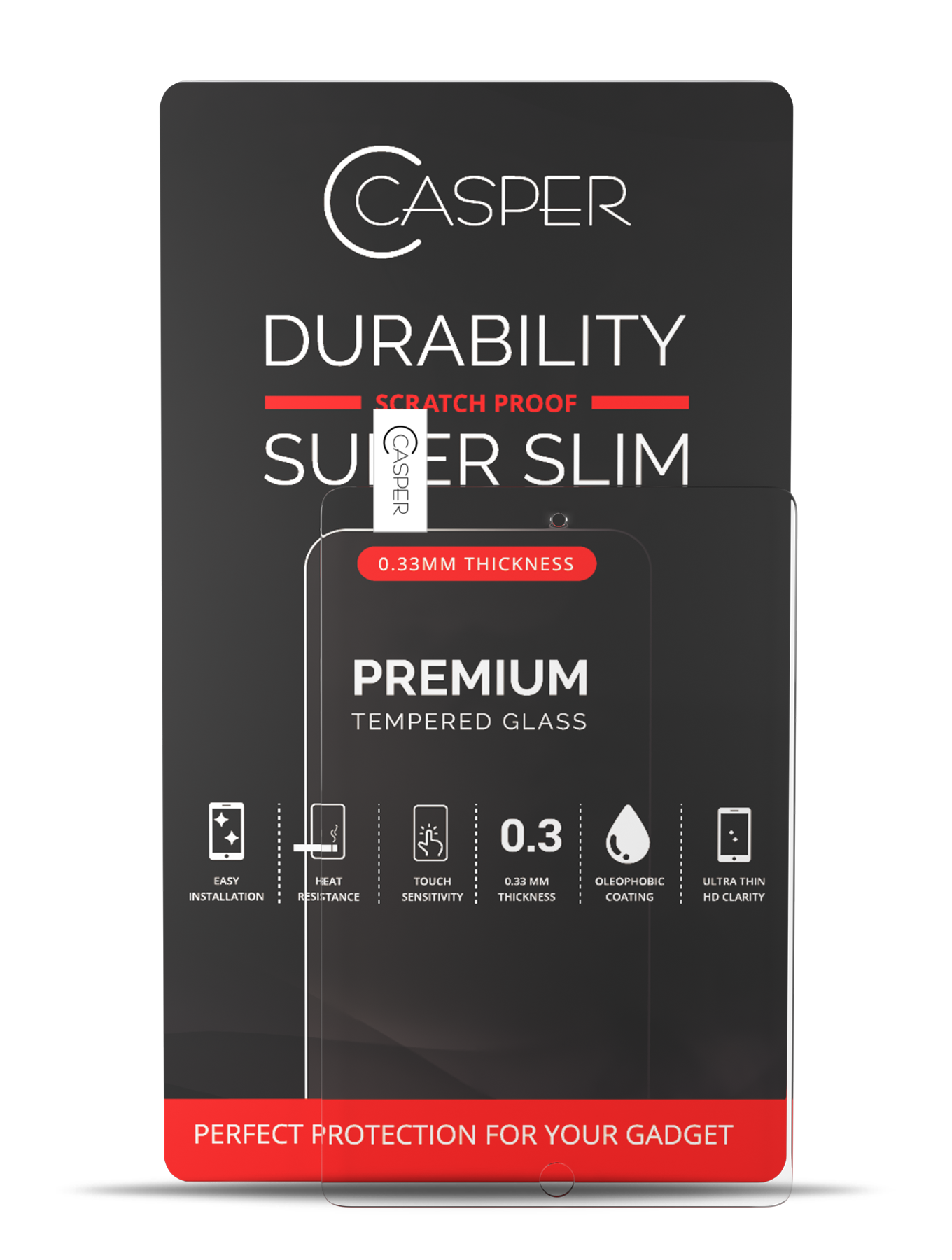 Casper Tempered Glass for iPad Mini 4 / Mini 5 (Retail Packaging)