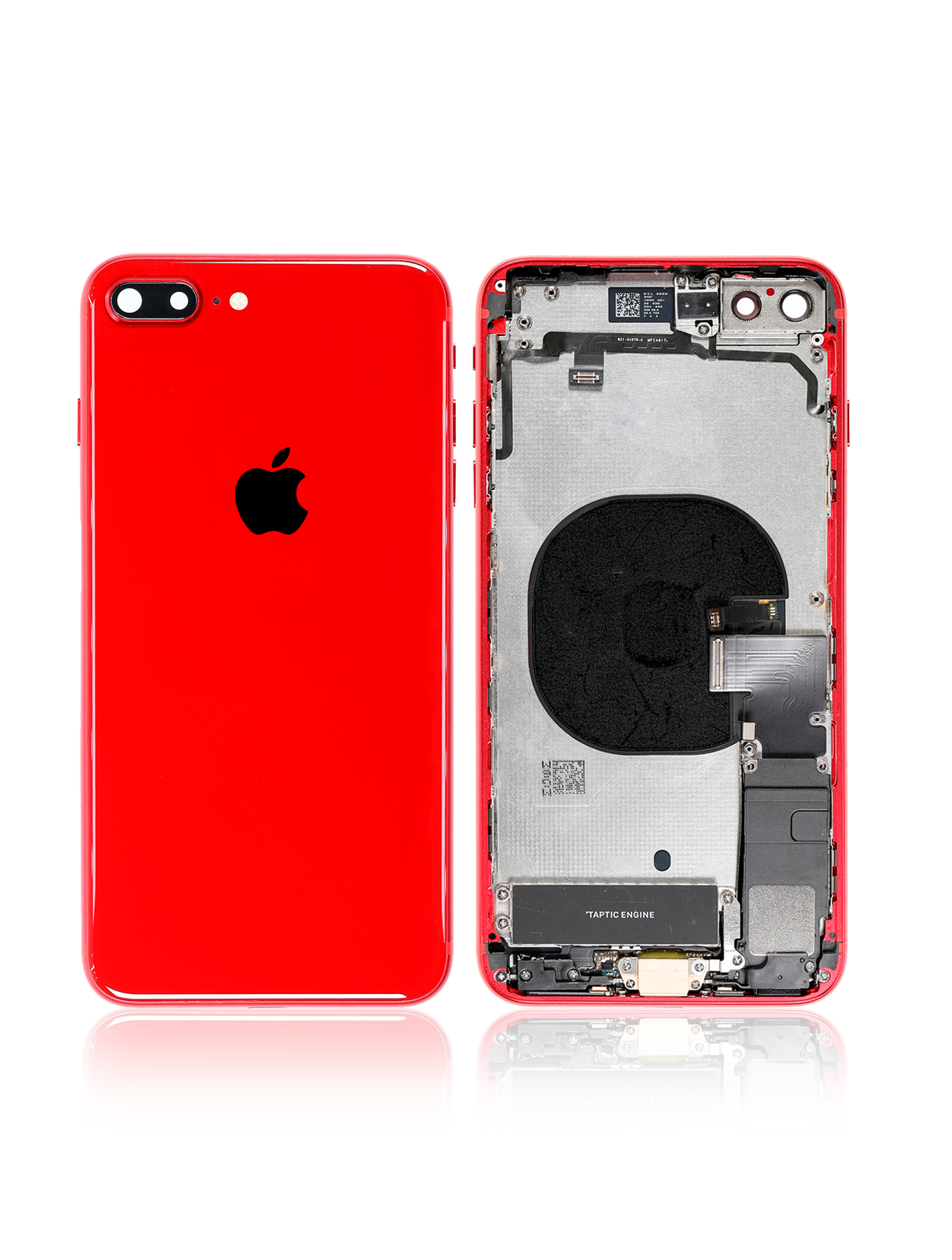 Châssis arrière avec petites pièces préinstallées pour iPhone 8 Plus (Original d'occasion · grade B) (avec logo)