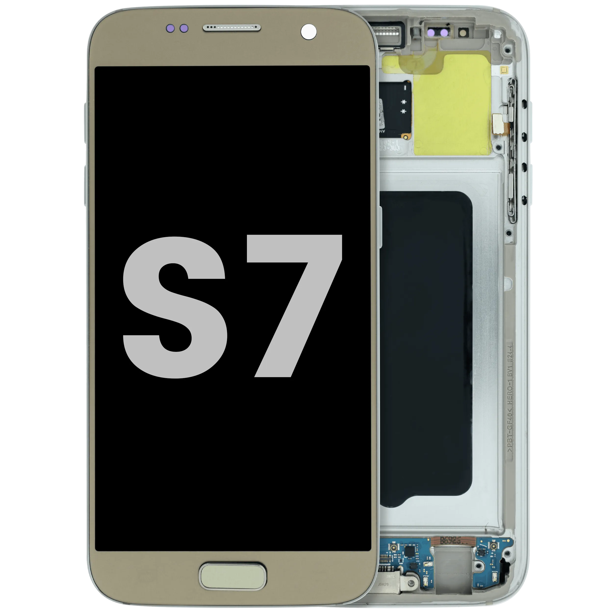OLED-scherm met frame voor Samsung Galaxy S7 (Gebruikt origineel · conditie A/B) (All US Models)