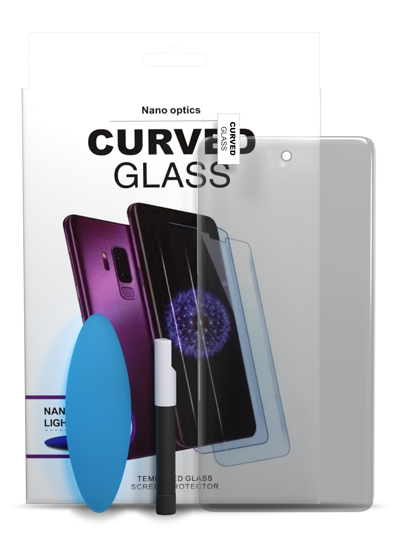 UV verre trempé avec colle pour Samsung Galaxy S20 Plus (Case Friendly)