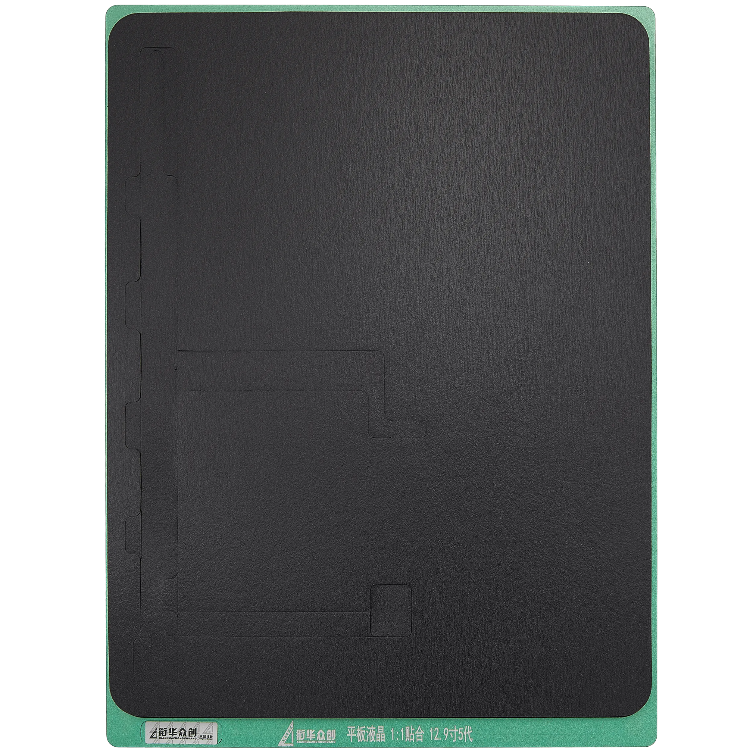 XHZC tampon de collage noir pour reconditionnement pour iPad Pro 12.9" 5th Gen