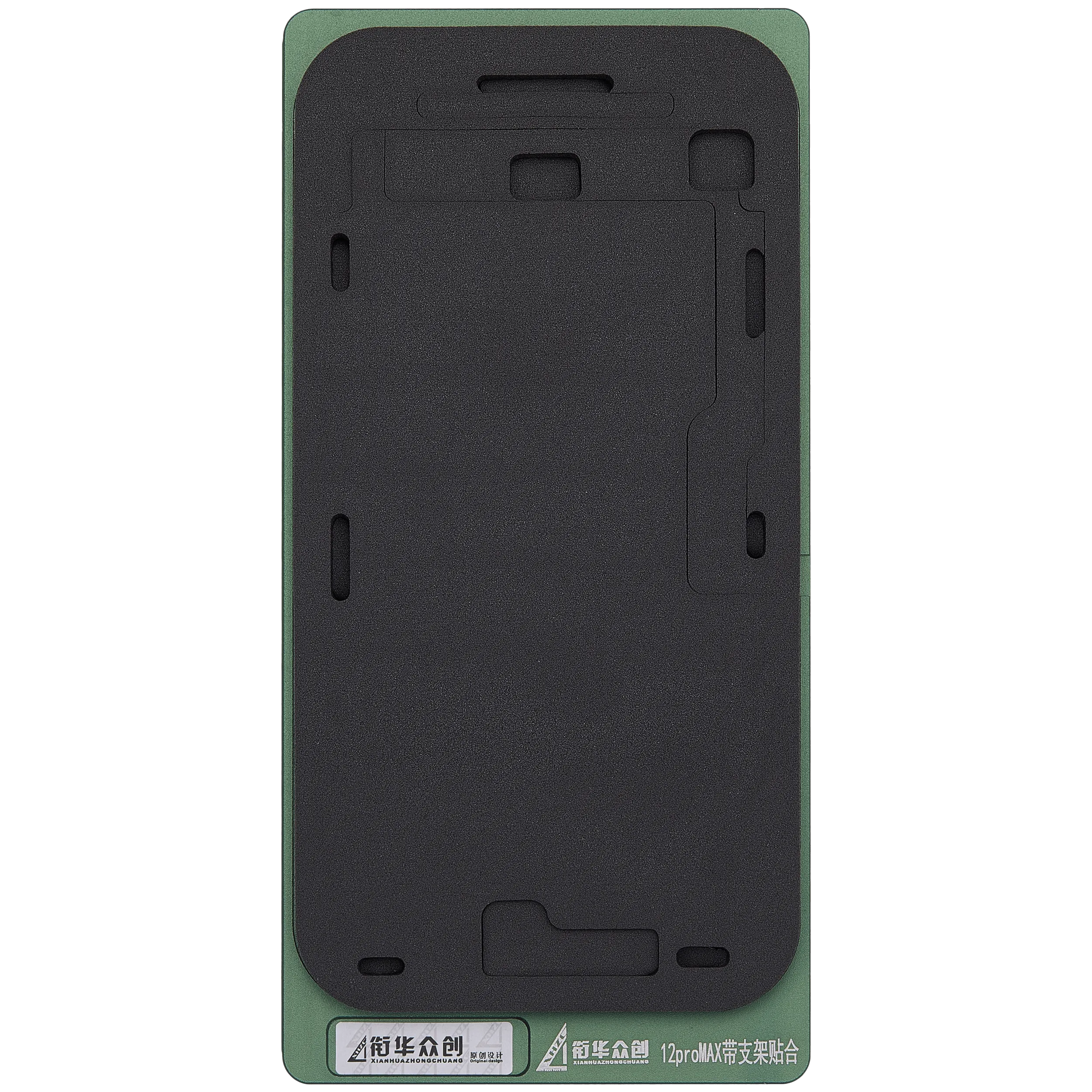 XHZC almohadilla negra de pegado para reacondicionar para iPhone 12 Pro Max