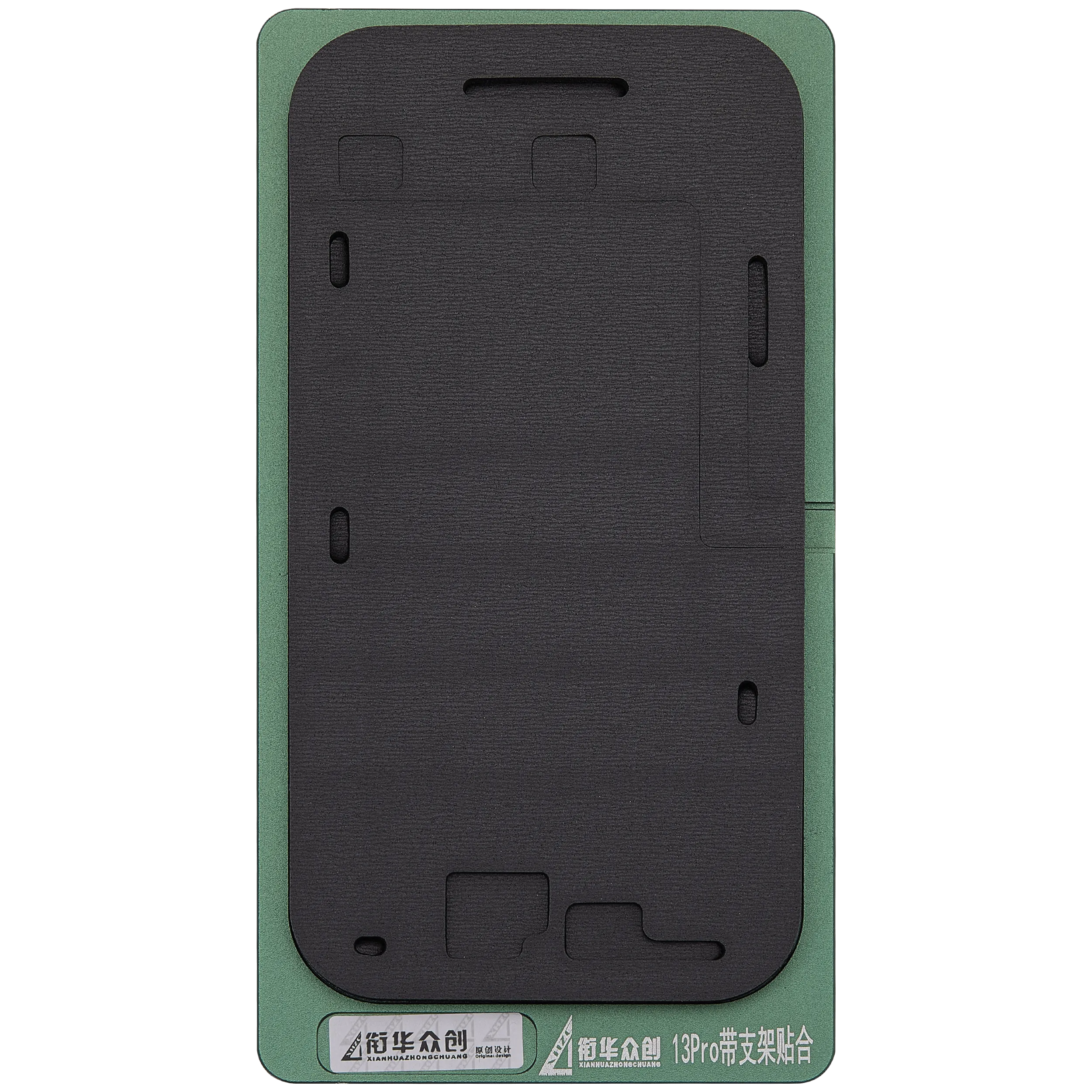 XHZC almohadilla negra de pegado para reacondicionar para iPhone 13 Pro