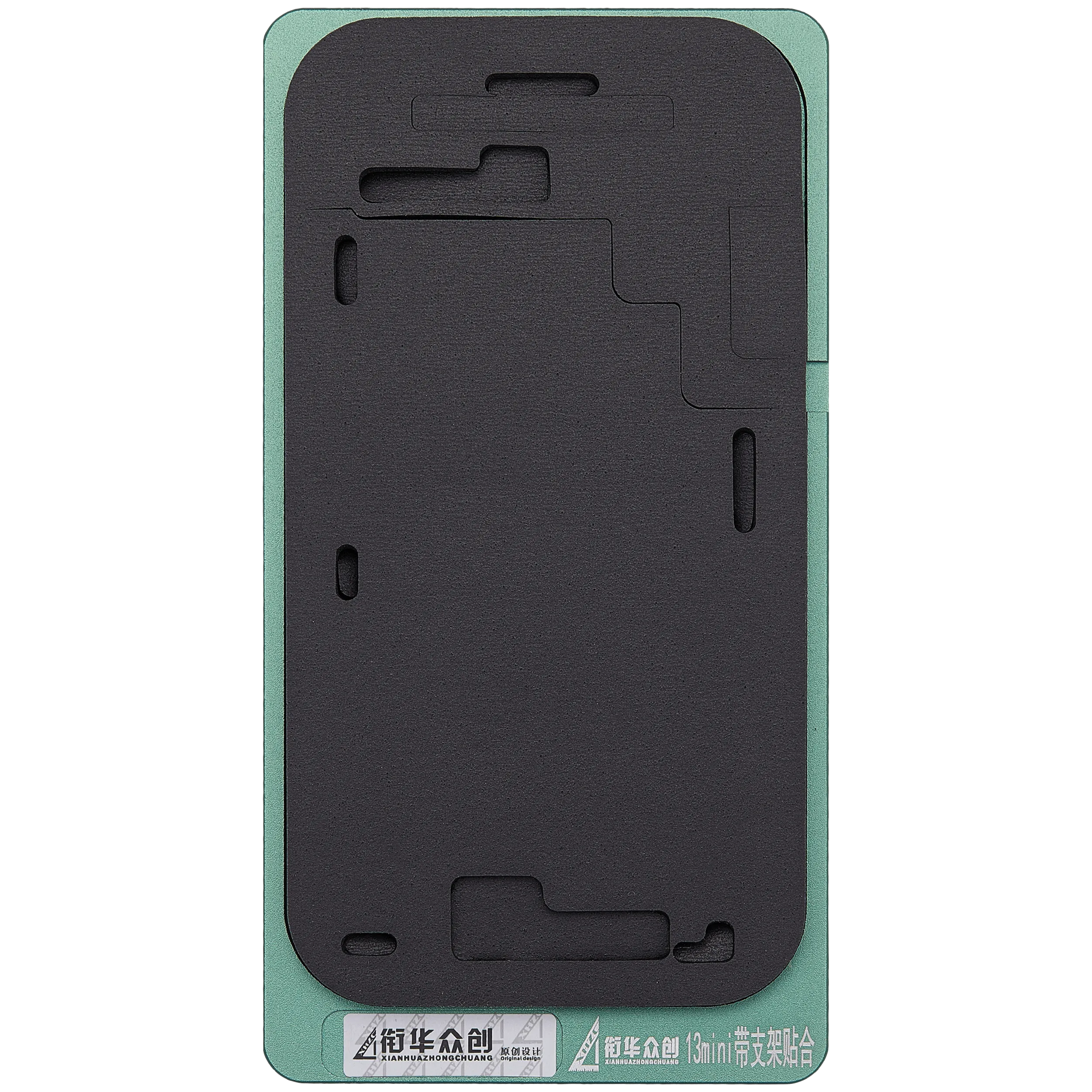 XHZC almohadilla negra de pegado para reacondicionar para iPhone 13 Mini