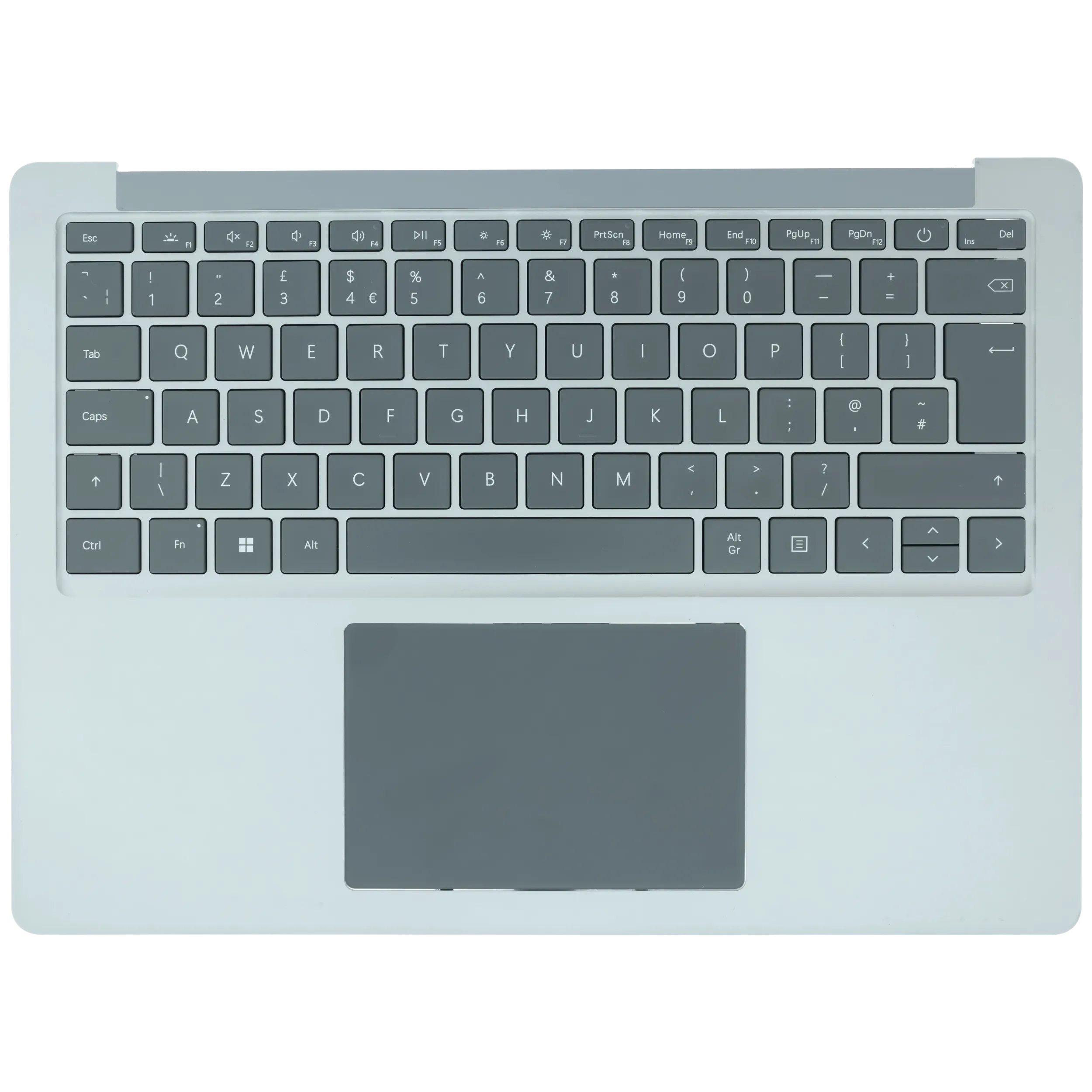 Top case avec clavier pour Surface Laptop 4 13.5" (1950)(Platinum) (version EU)