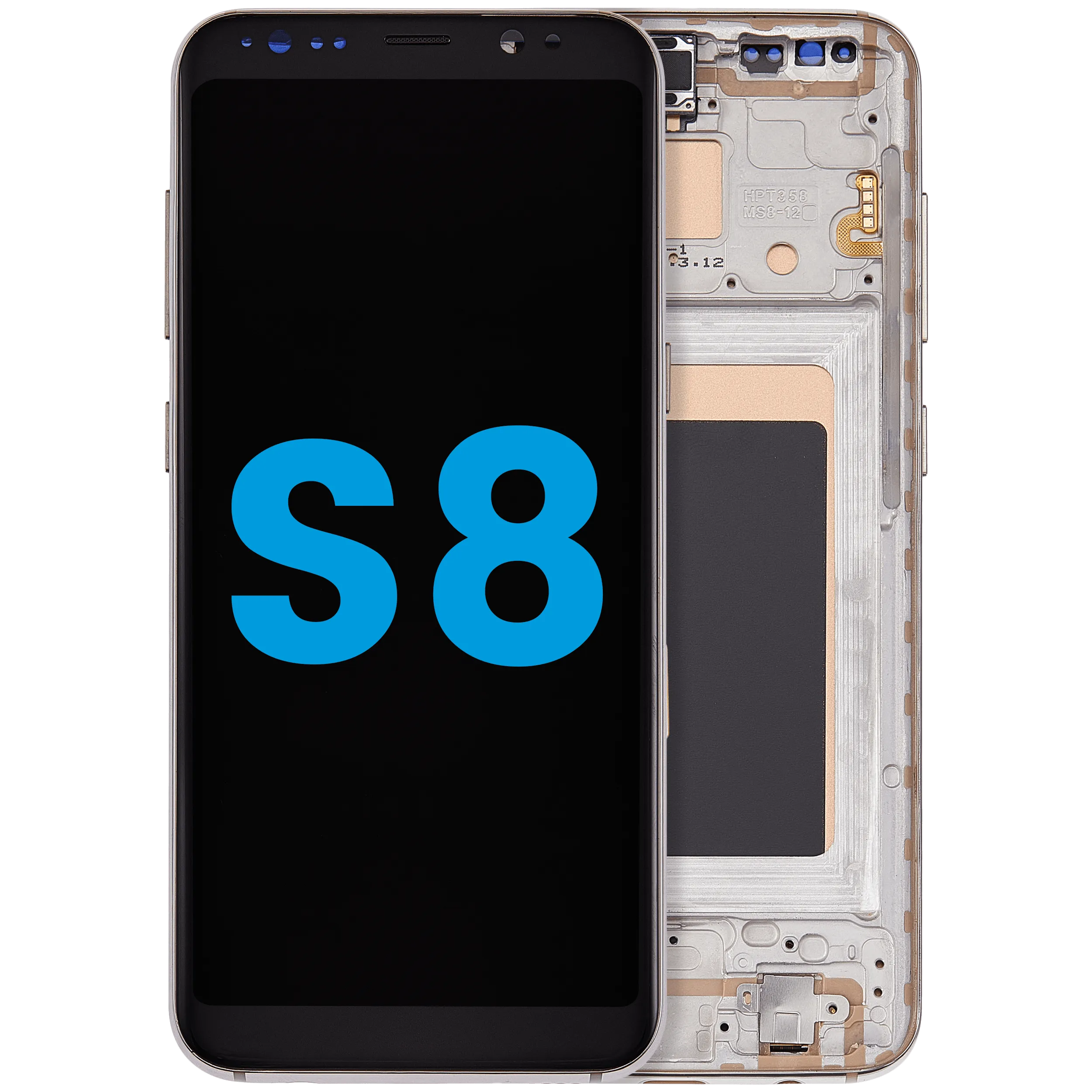 Écran LCD avec cadre (sans FingerPrint Sensor) pour Samsung Galaxy S8 (Compatible · Incell)