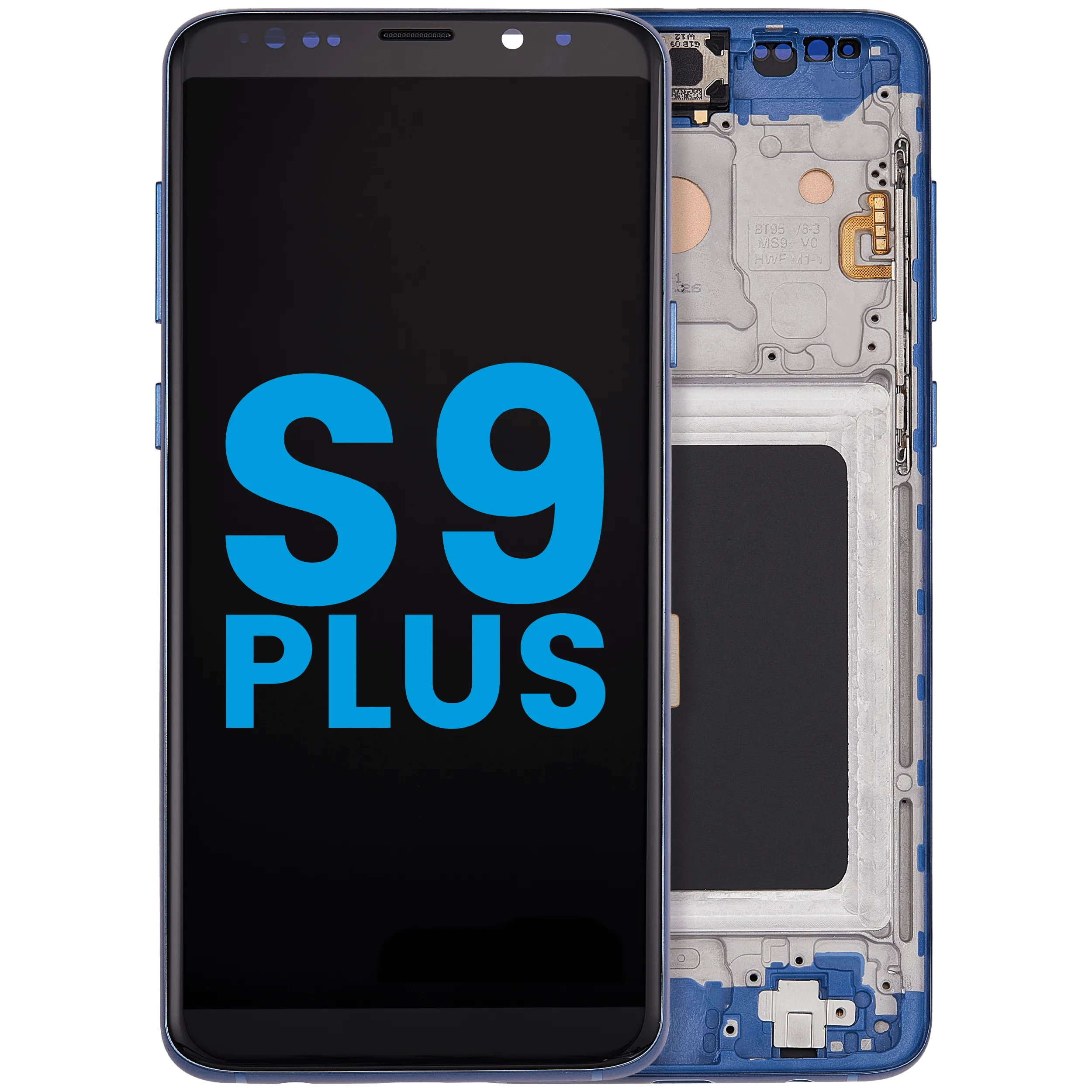 Écran LCD avec cadre (sans FingerPrint Sensor) pour Samsung Galaxy S9 Plus (Compatible · Incell)