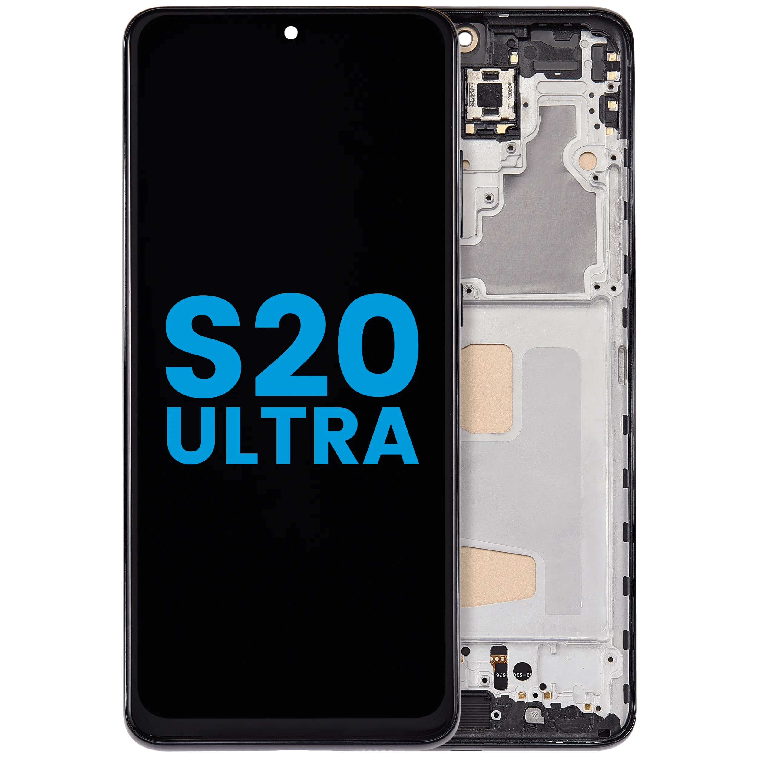 Écran LCD avec cadre (sans FingerPrint Sensor) pour Samsung Galaxy S20 Ultra 5G (Compatible · Incell)