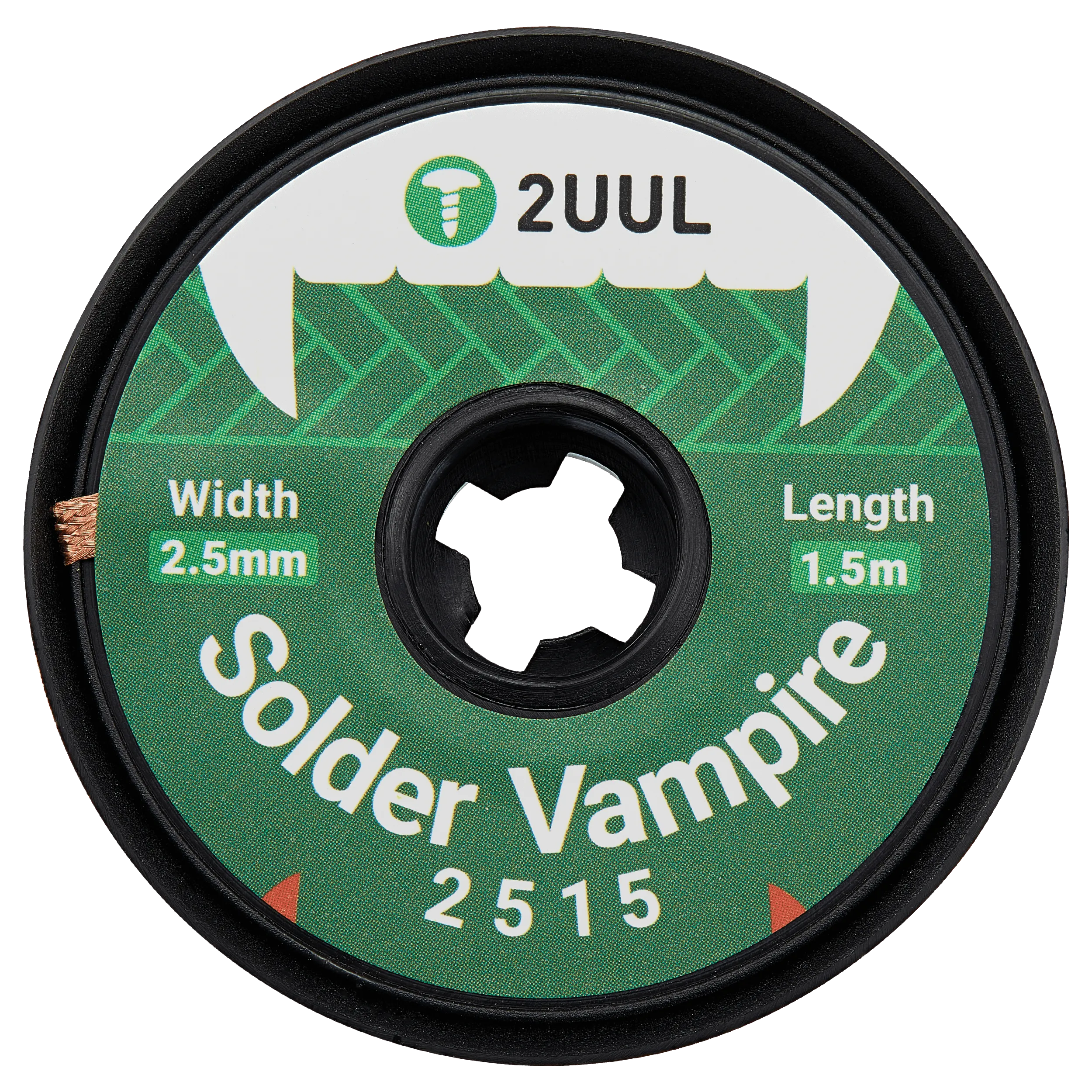 2UUL DW18 Solder Vampire 2515 Desoldering Wick (lot de 10)