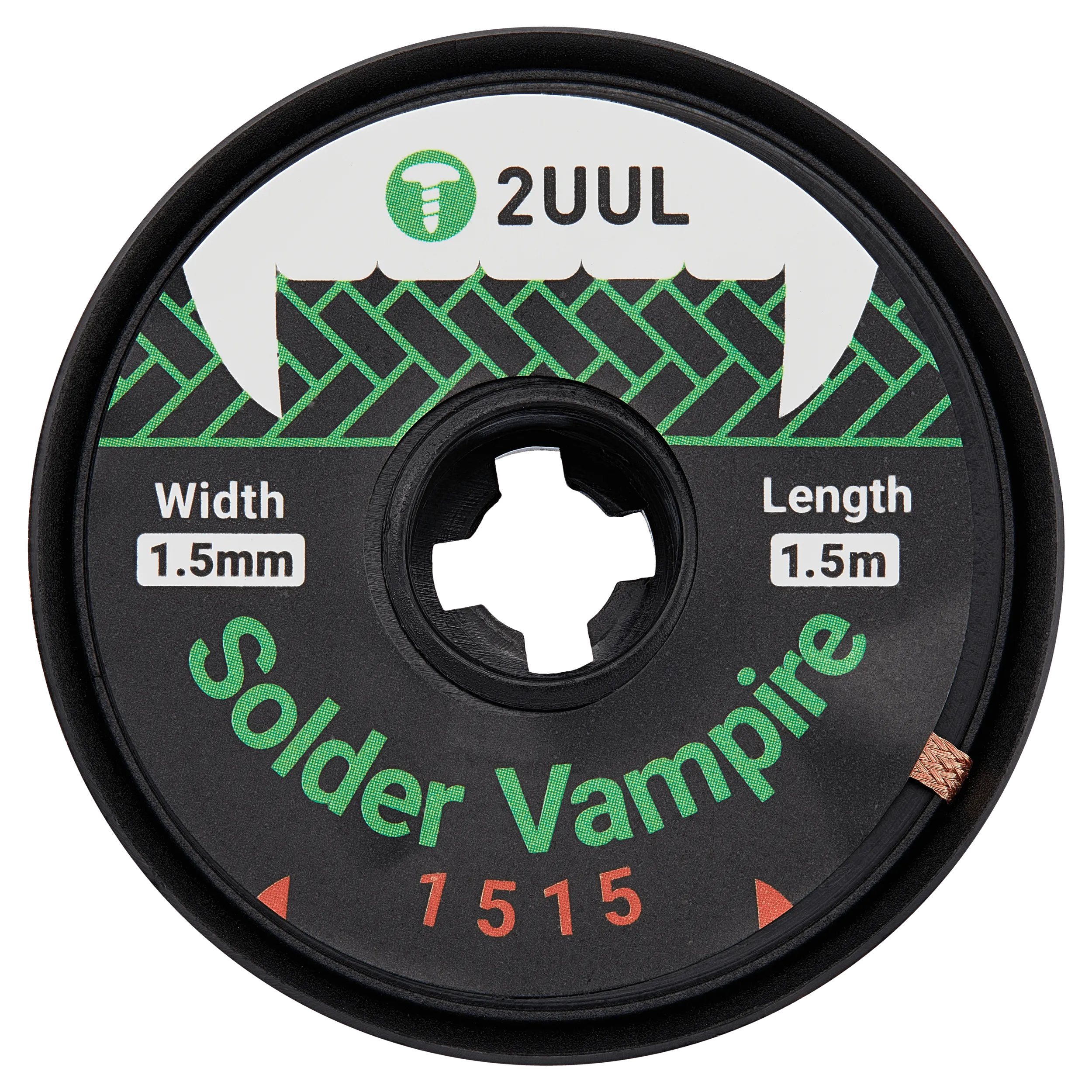 2UUL DW17 Solder Vampire 1515 Desoldering Wick (10er-Pack)