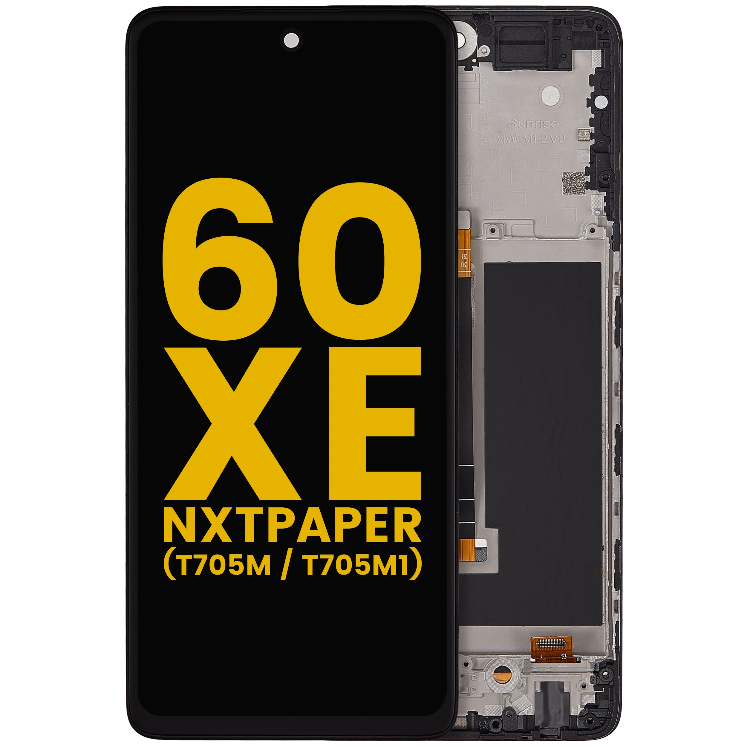 Écran LCD avec cadre pour TCL 60 XE NxtPaper 5G (T705M / T705M1) (Reconditionné)