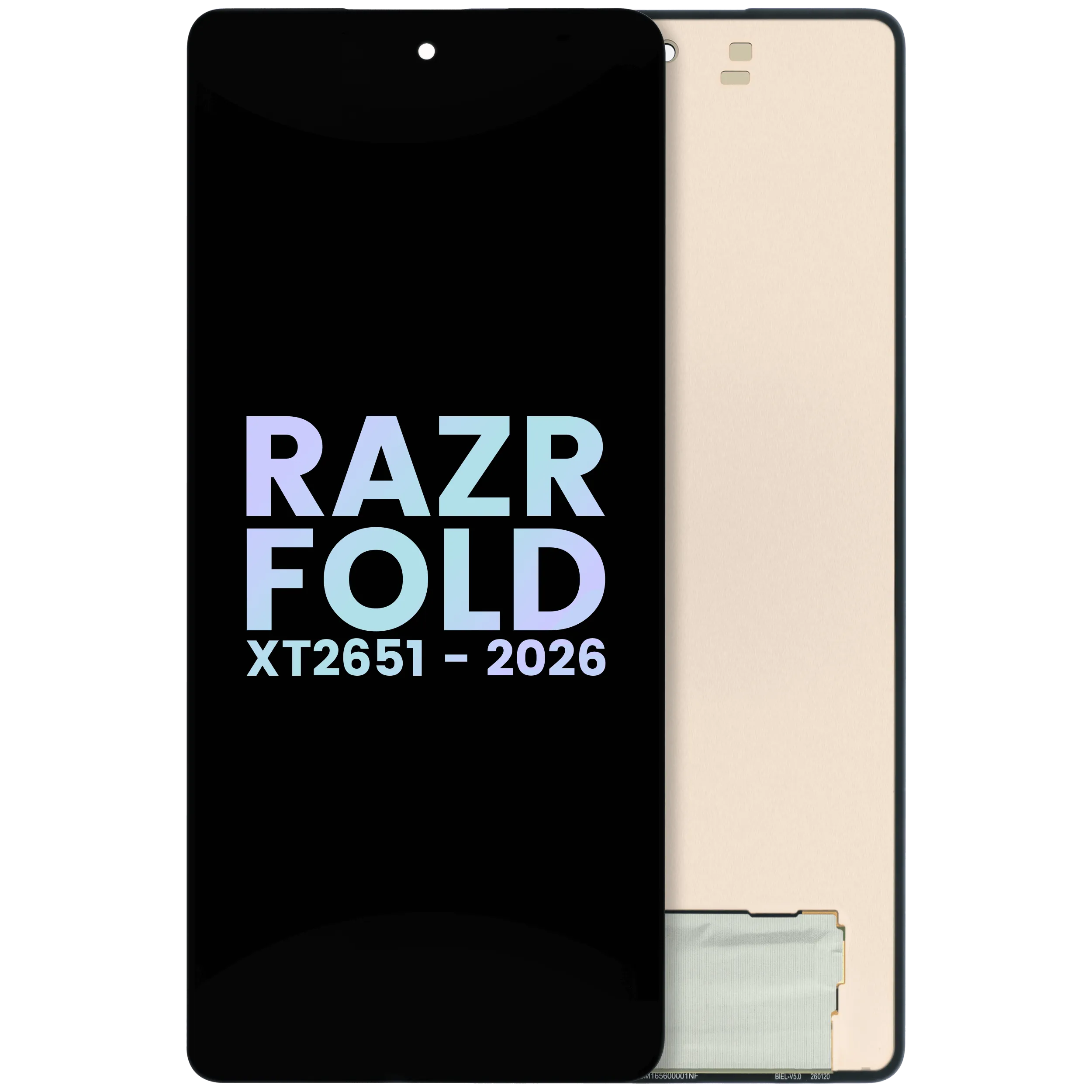 Externe OLED Écran complet pour Motorola Razr Fold (XT2651 / 2026) (Original OEM)