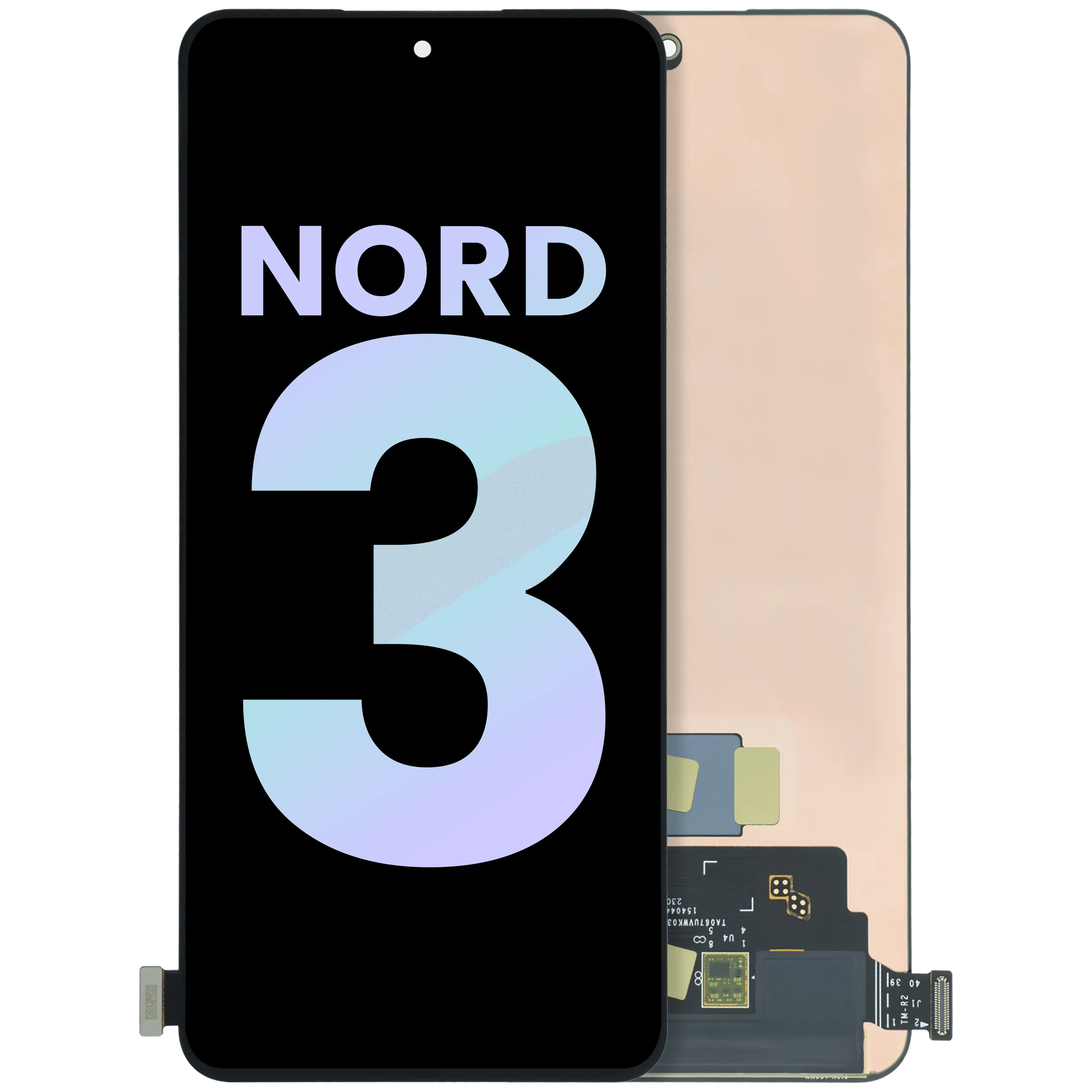 Écran LCD sans cadre pour OnePlus Nord 3 5G (Original OEM)