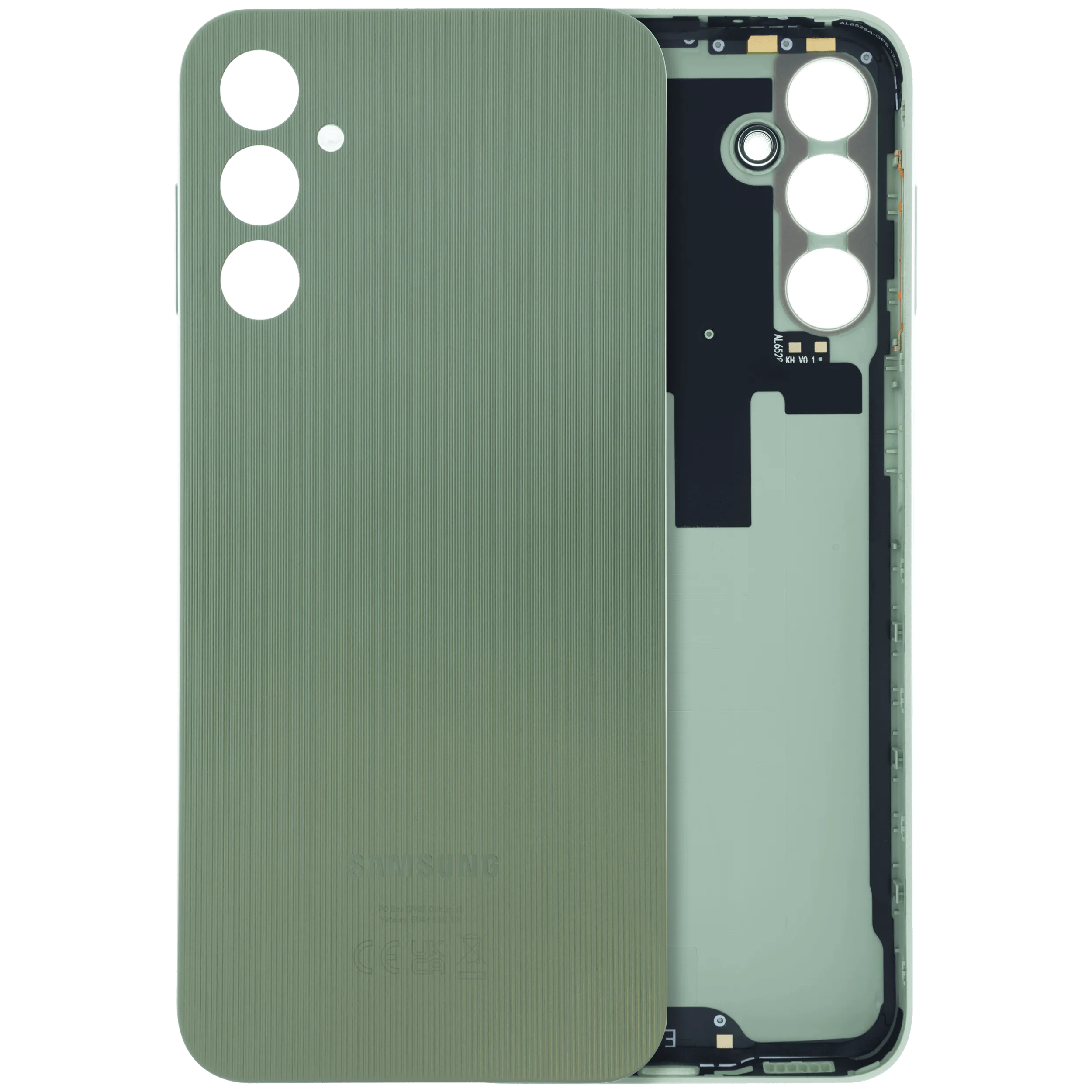 Tapa trasera de cristal sin Lente de cámara para Samsung Galaxy A14 (A145 / 2023) (Original Service Pack)
