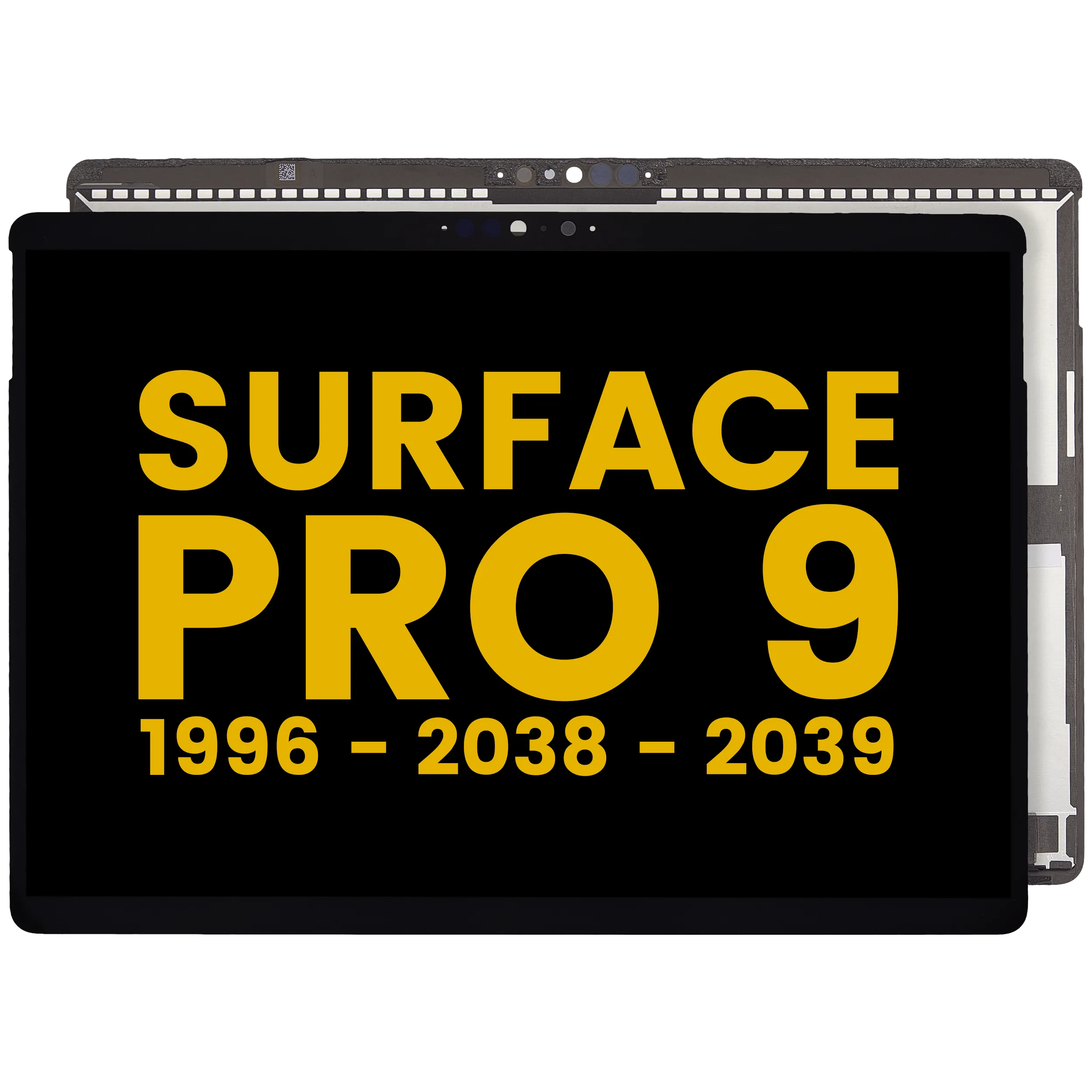 Vitre tactile avec nappe pour Microsoft Surface Pro 9 (1996 / 2038 / 2039) (Refurbuished)