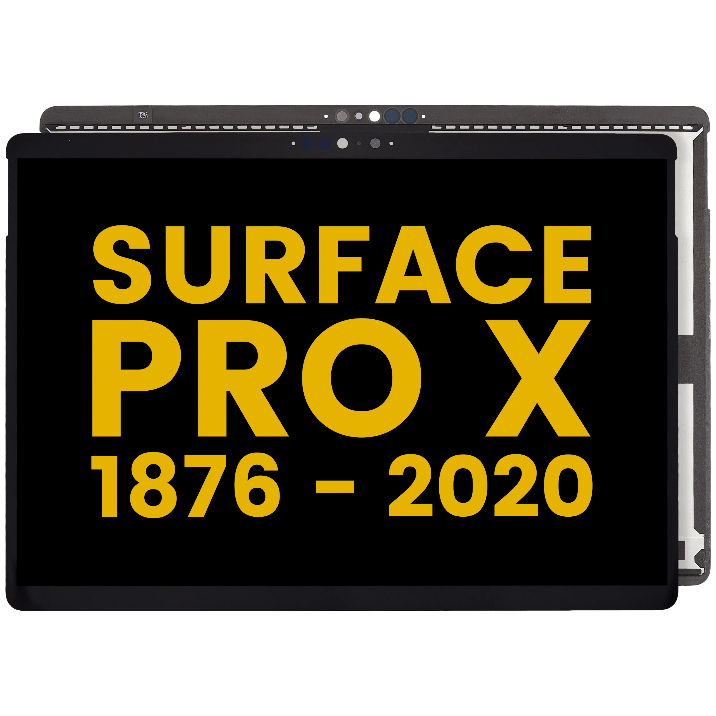 Vitre tactile avec nappe pour Microsoft Surface Pro X (1876) (Reconditionné)
