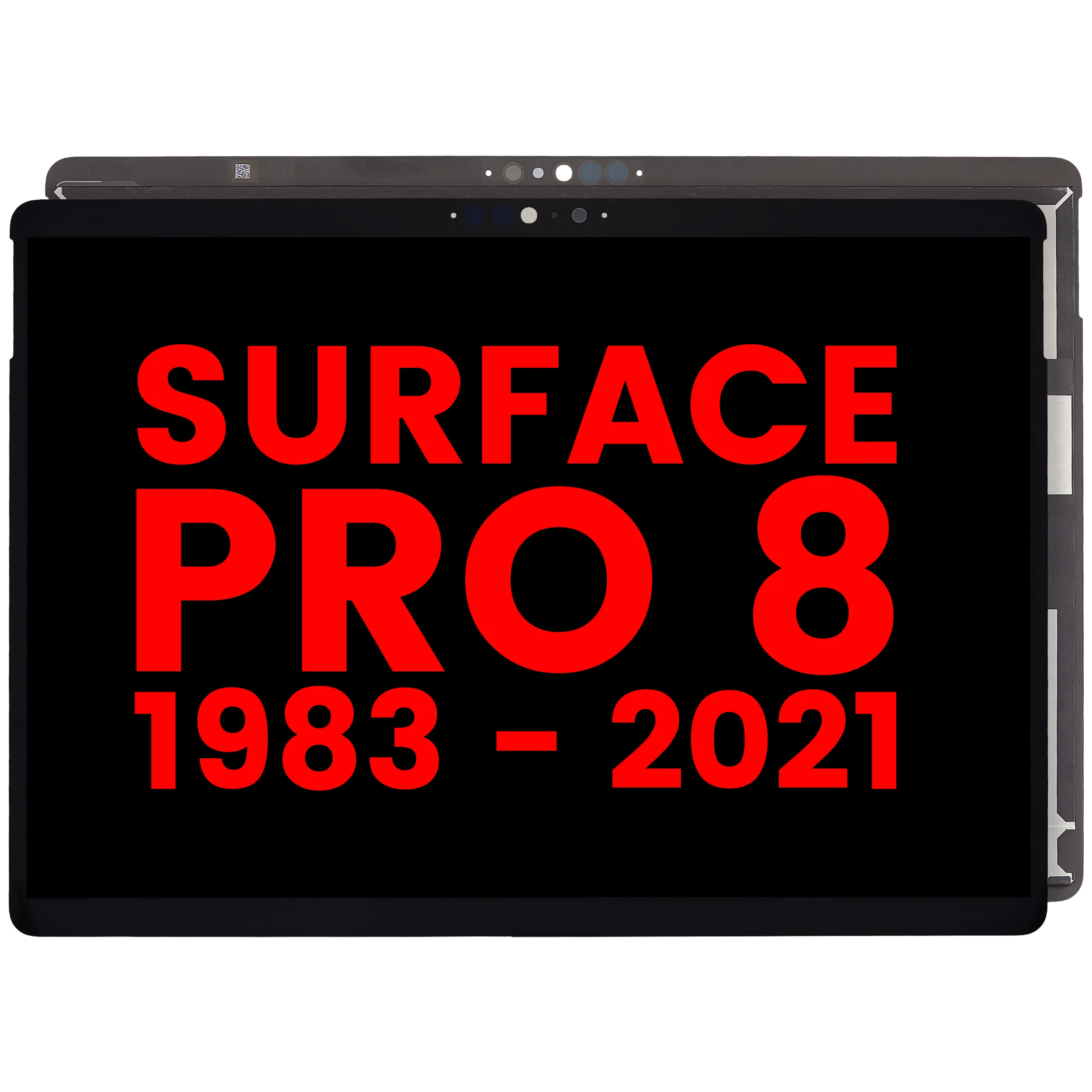 Vitre tactile avec nappe pour Microsoft Surface Pro 8 (1983) (Compatible Plus)
