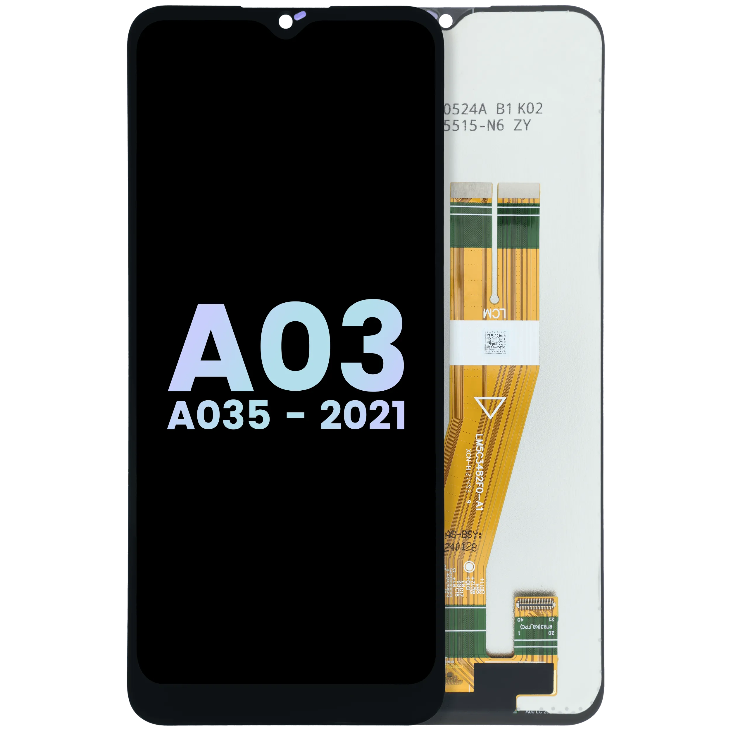 LCD-Display ohne Rahmen für Samsung Galaxy A03 (A035G / 2021) (Original Service Pack)