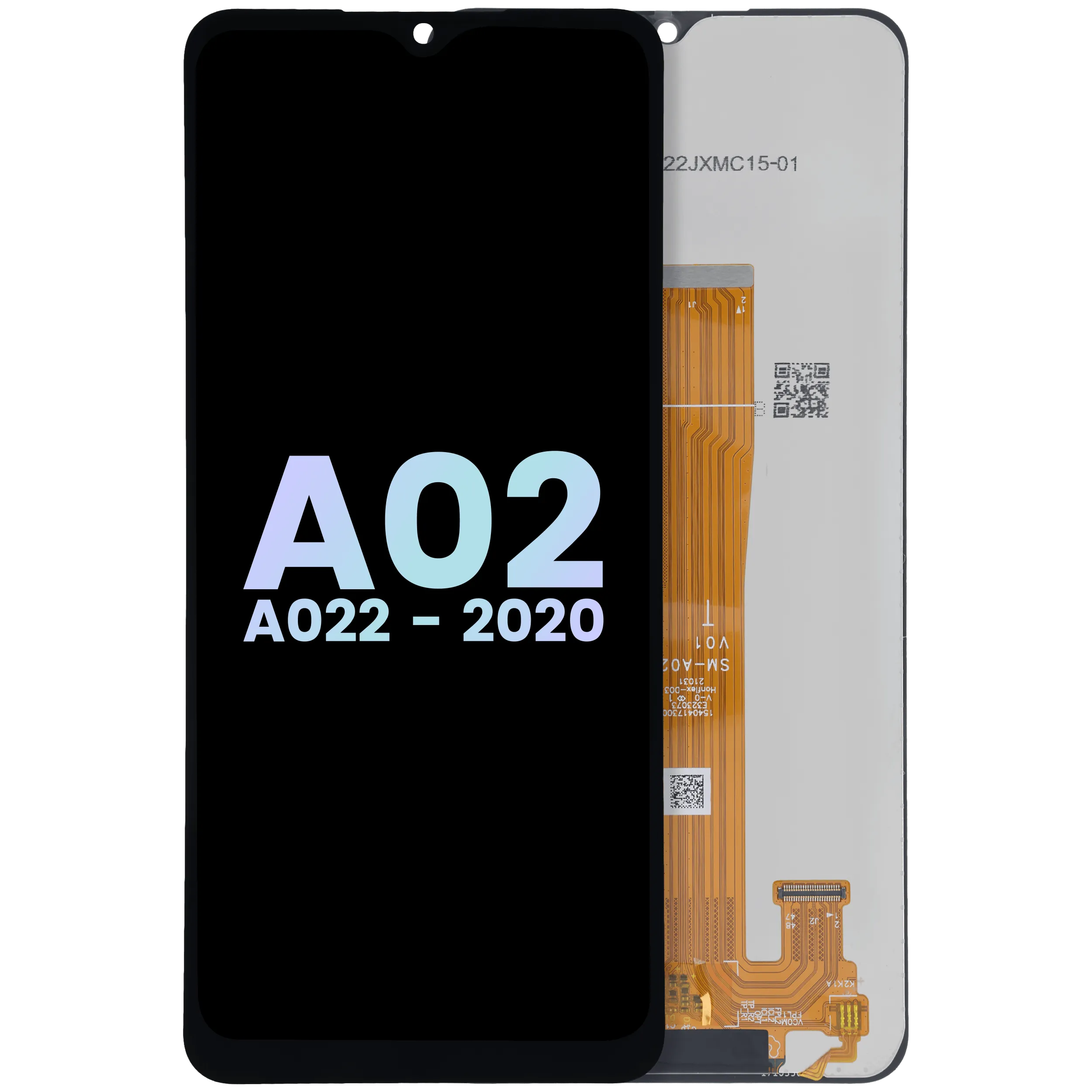 LCD-Display ohne Rahmen für Samsung Galaxy A02 (A022 / 2020) (Original Service Pack)