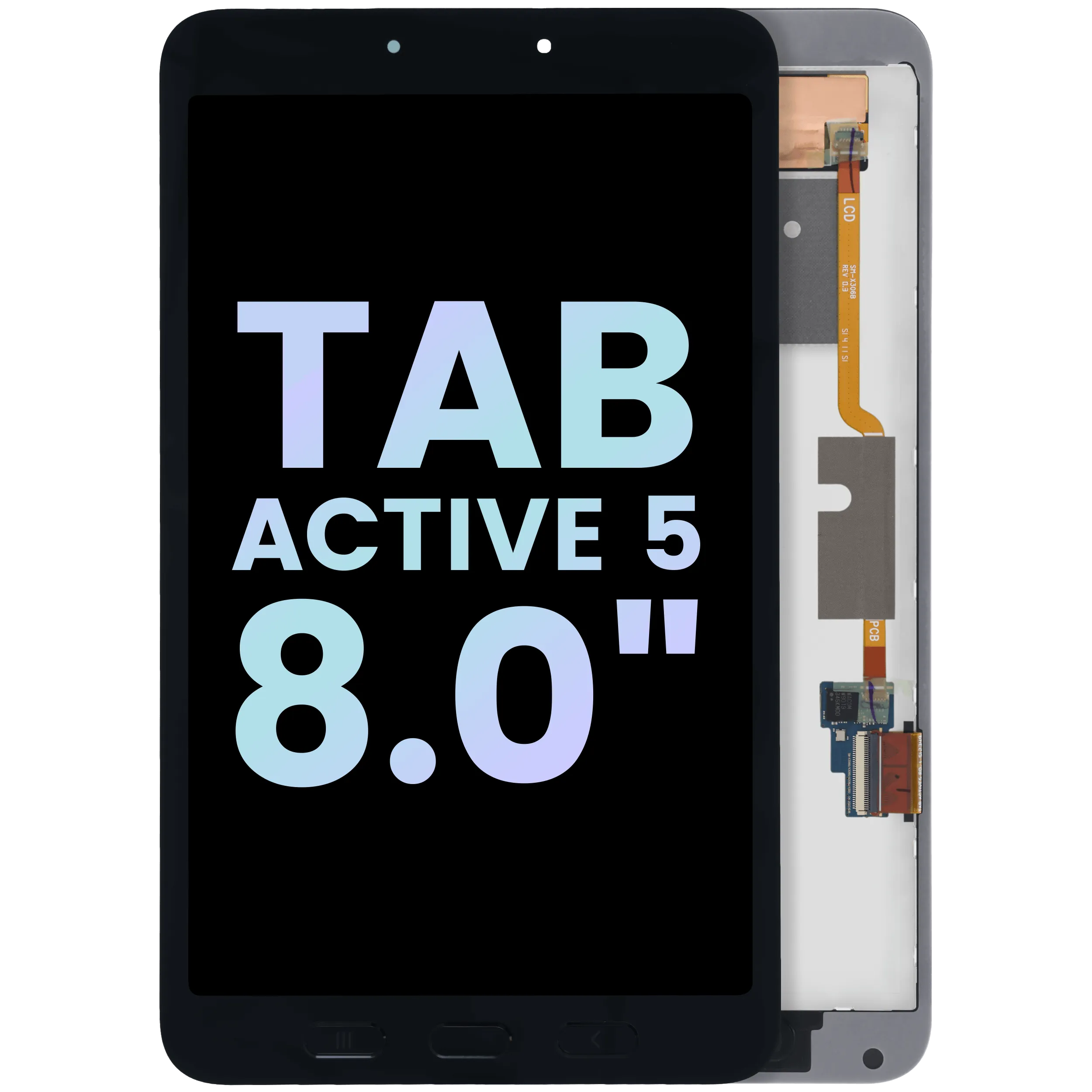 Écran LCD sans cadre pour Samsung Galaxy Tab Active 5 8.0" (2024) (Original Service Pack)