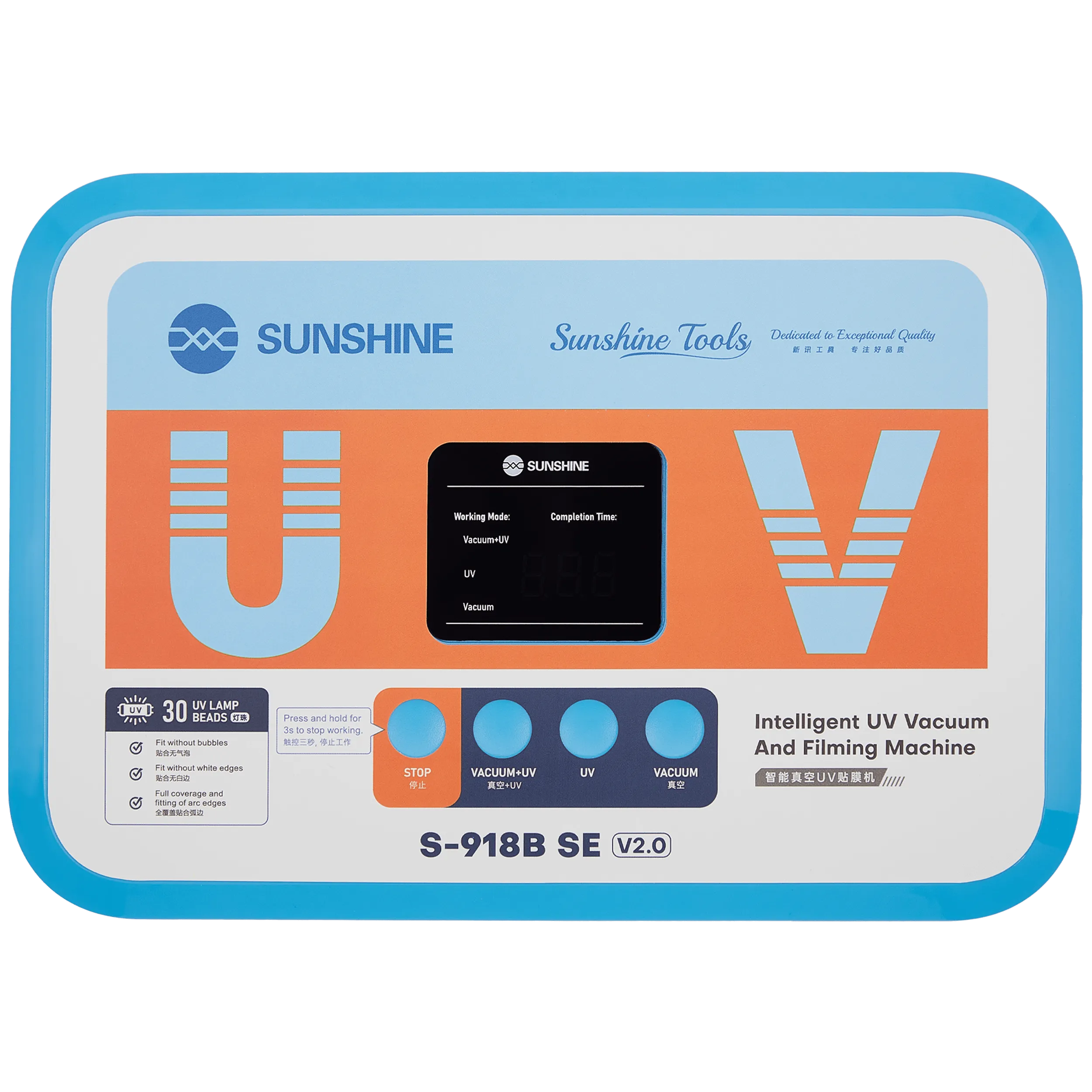 Sunshine S-918B SE Intelligent UV Vacuum et Filming Machine