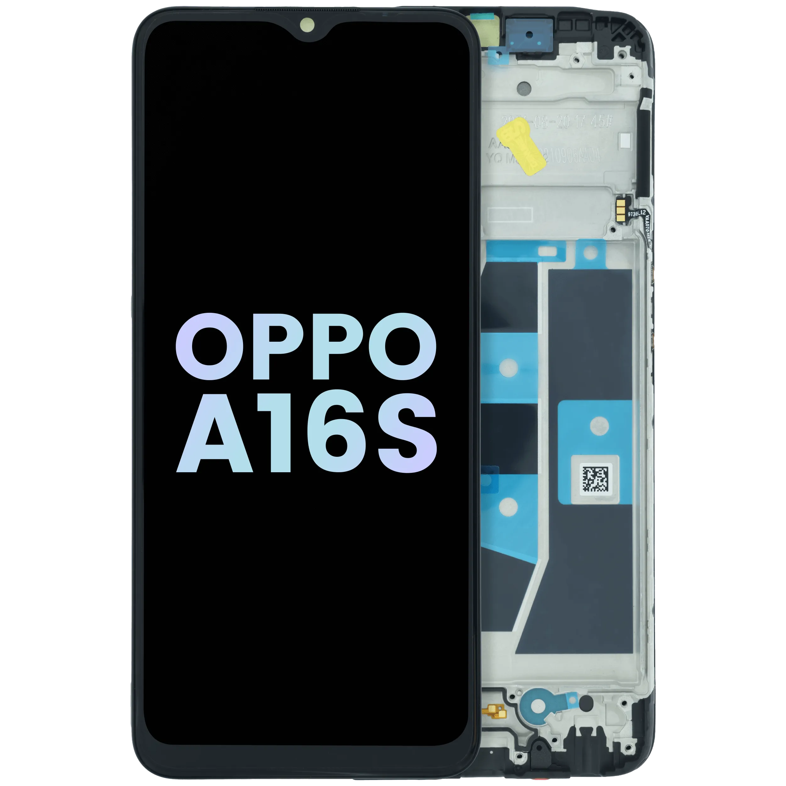 Écran OLED avec cadre pour OPPO A16s (Original)