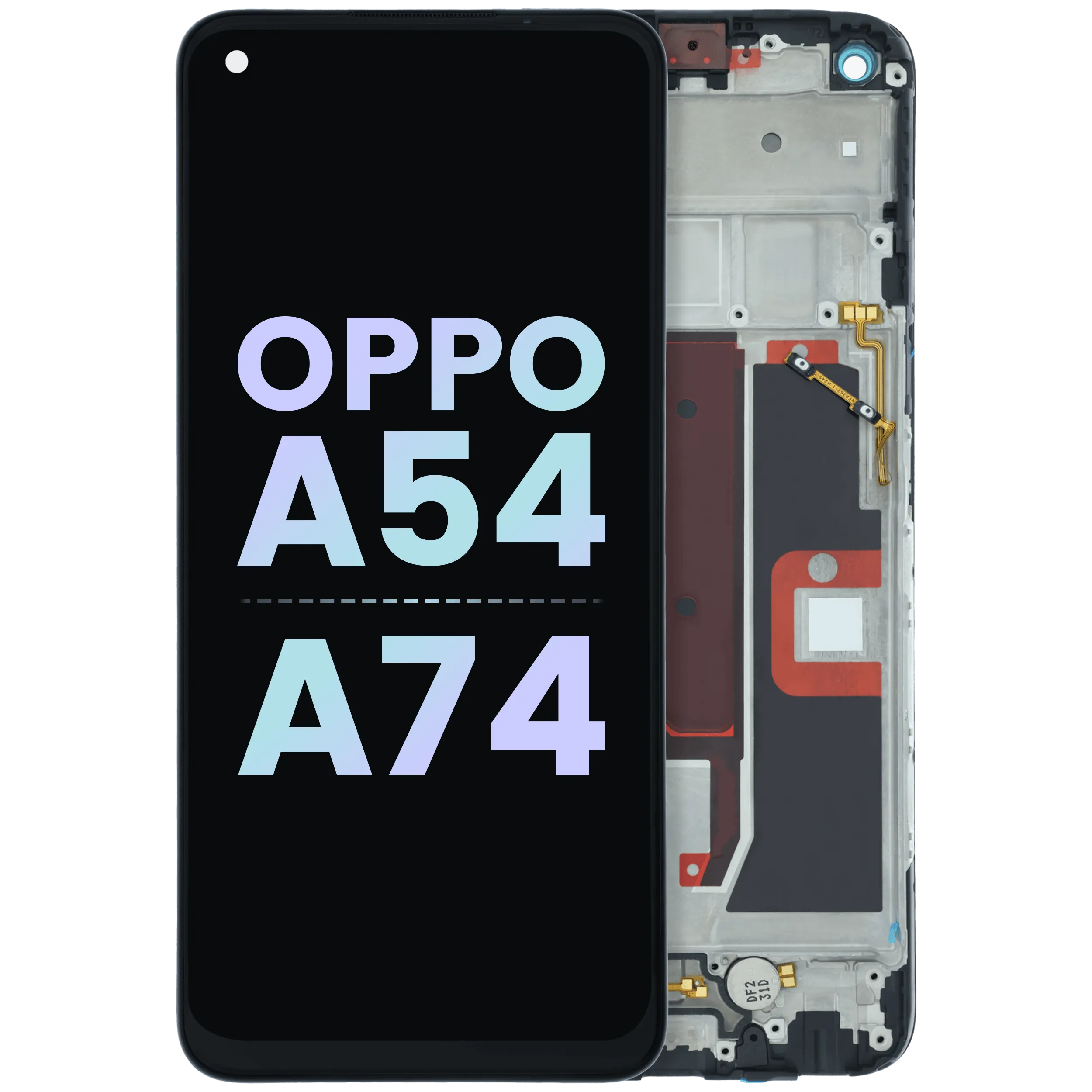 OLED-Display mit Rahmen für OPPO A54 5G/A74 5G (Original)