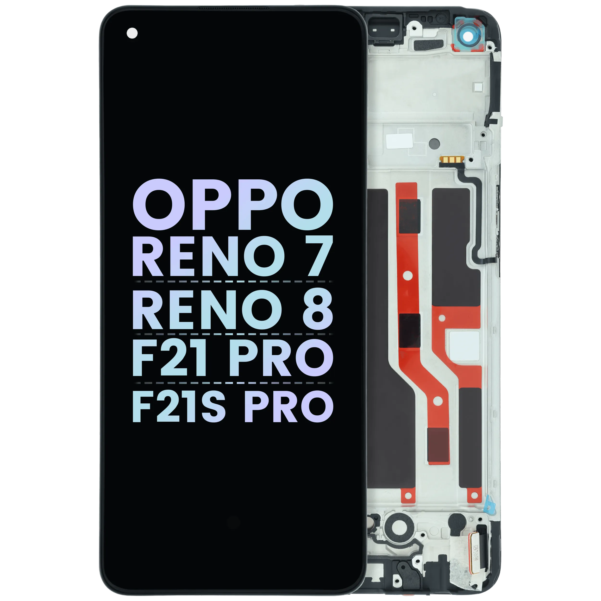 Écran OLED avec cadre pour OPPO Reno 7/ Reno 8/ F21 Pro/ F21s Pro (Original)