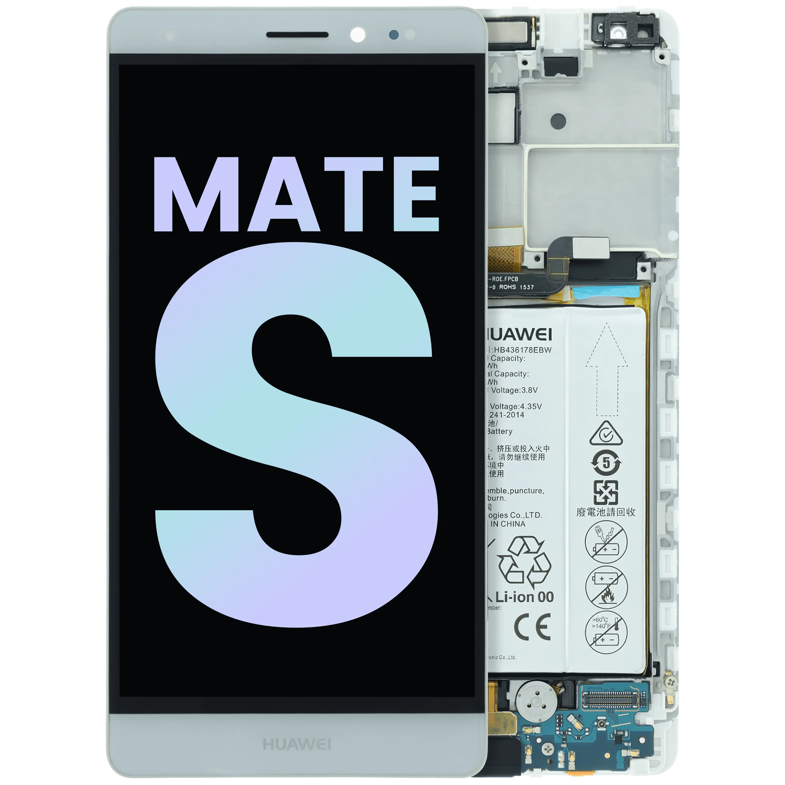 Écran OLED avec cadre pour Huawei Mate S CRR-L09 (Original Huawei)
