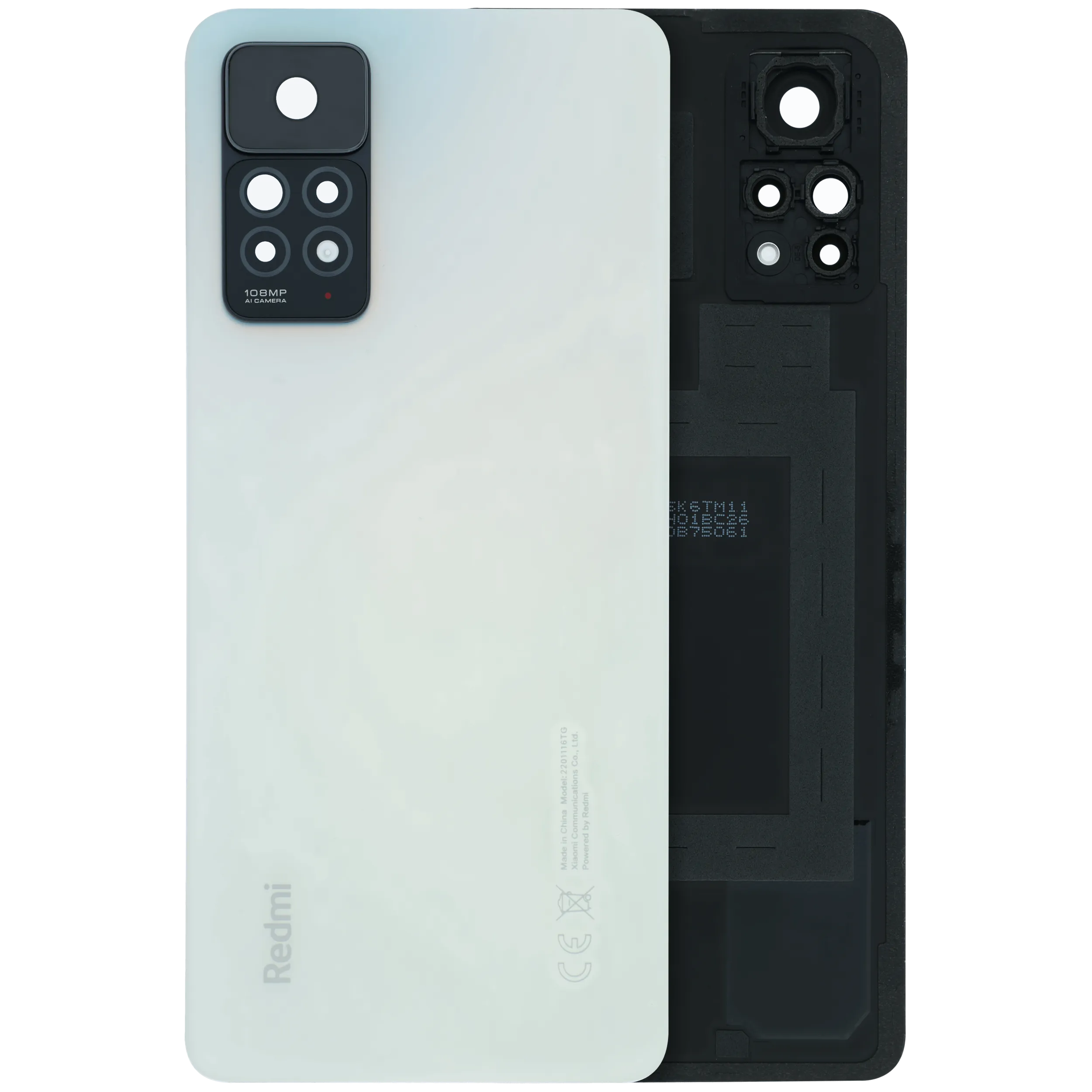 Backcover-Glas mit Kameralinse für Xiaomi Redmi Note 11 Pro (Original)