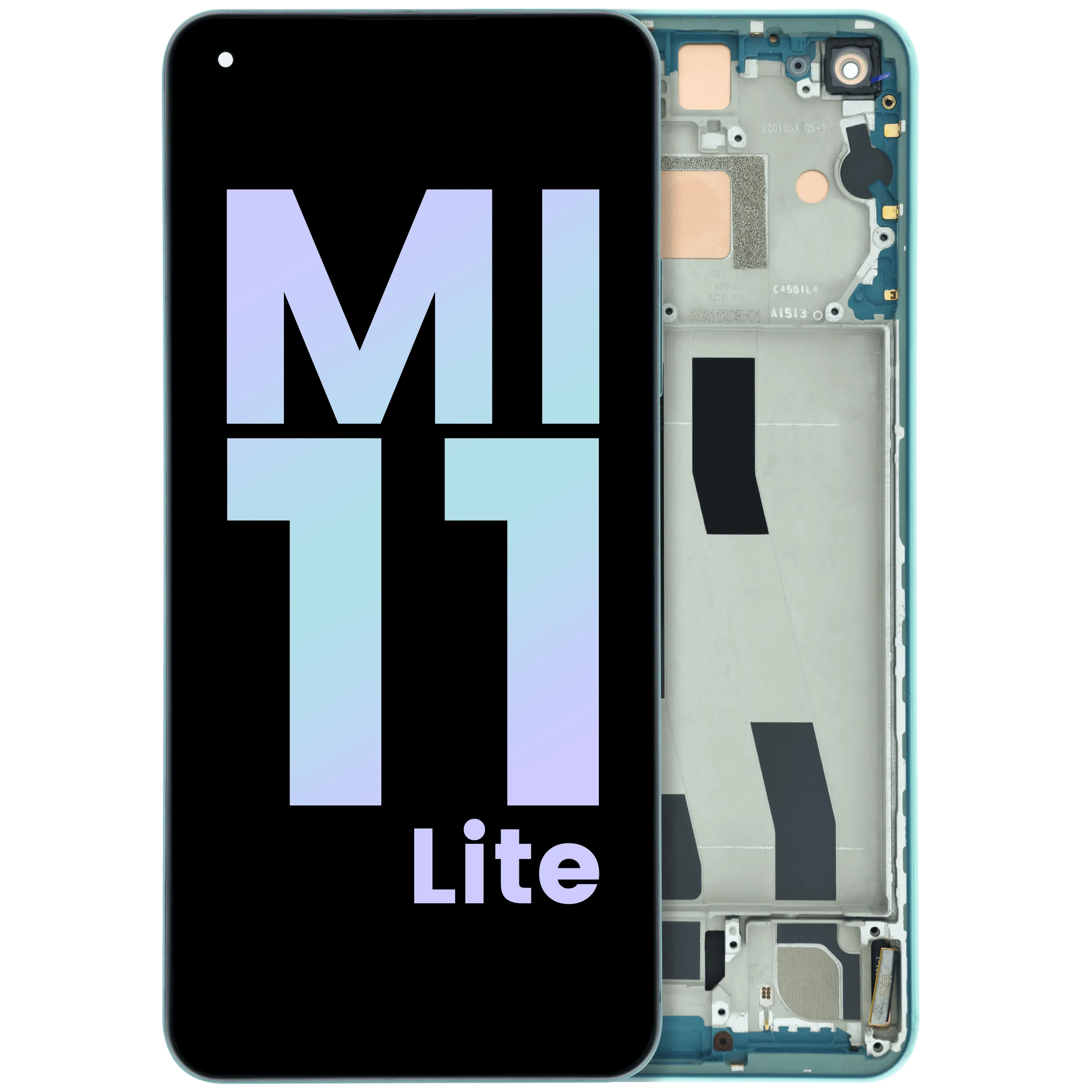 OLED-Display mit Rahmen für Xiaomi Mi 11 Lite 5G (Original)