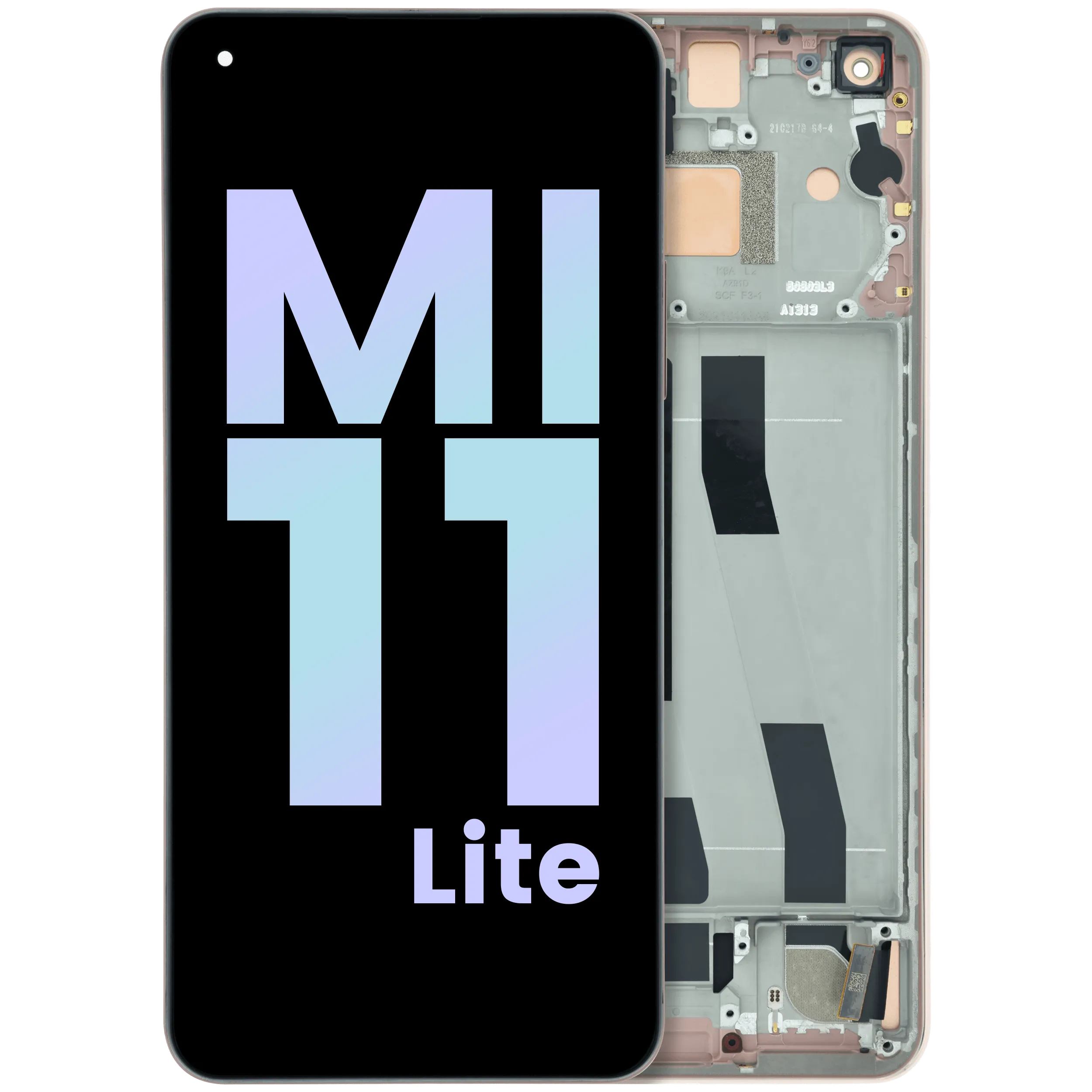 OLED-Display mit Rahmen für Xiaomi Mi 11 Lite (Original)