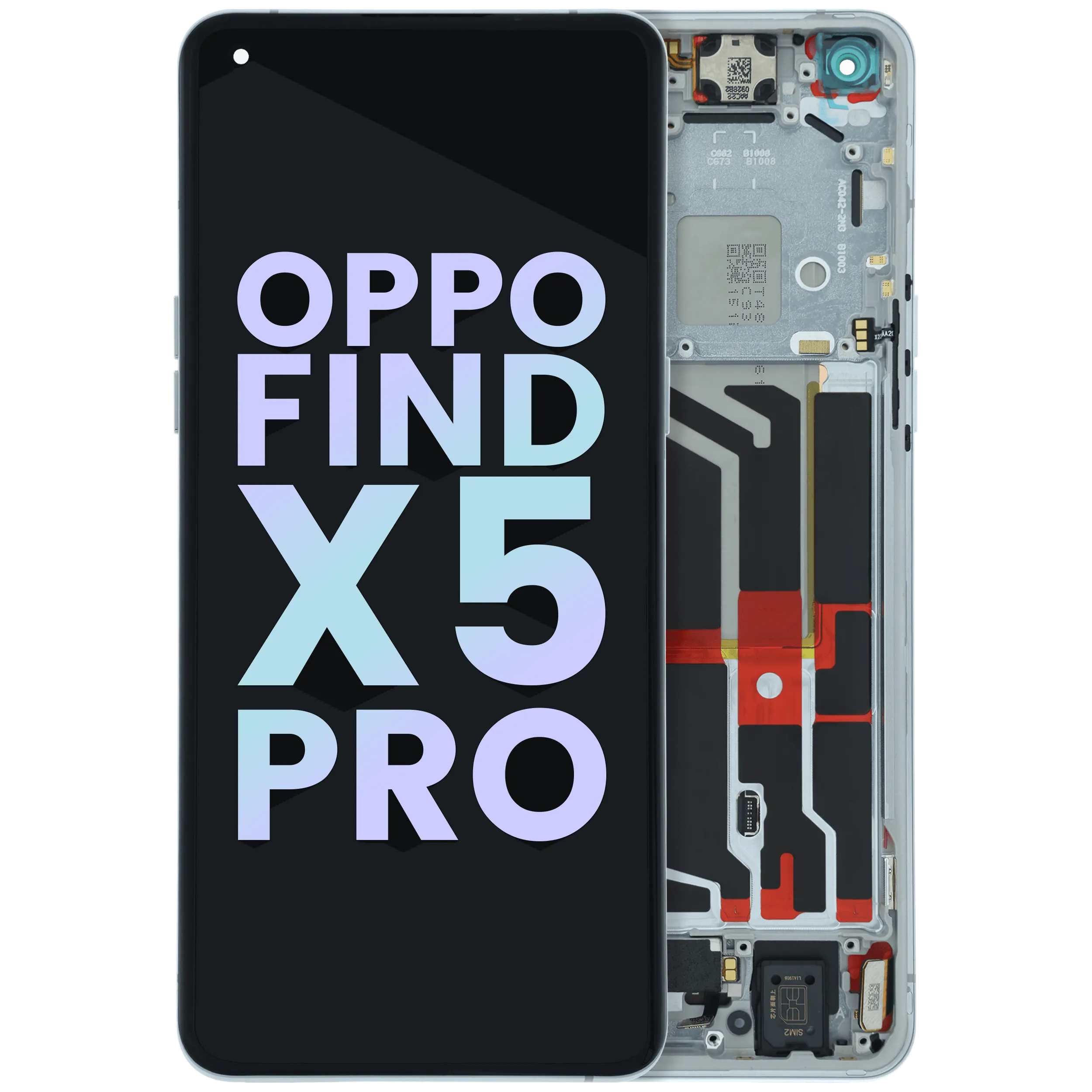 Écran OLED avec cadre pour OPPO Find X5 Pro CPH2305 (Original)