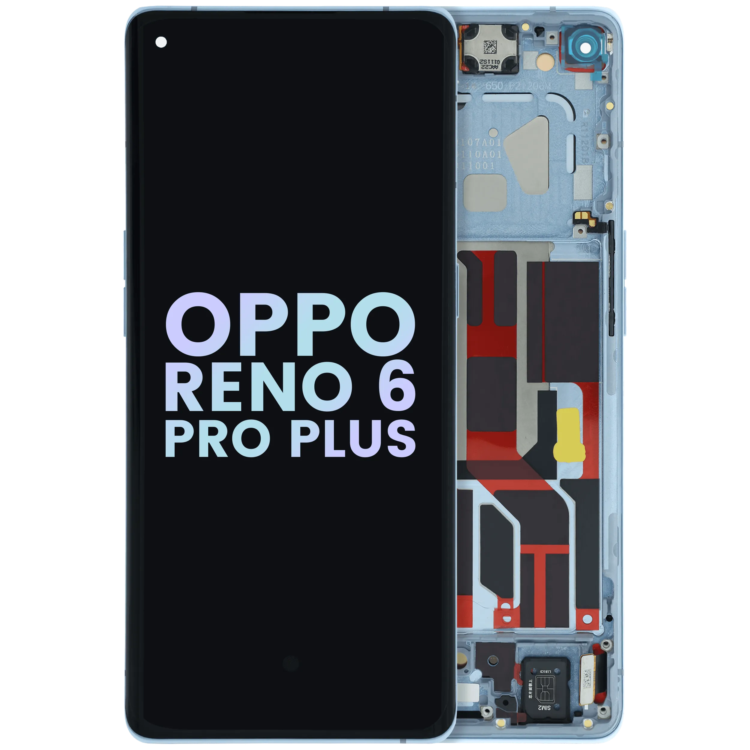 OLED-Display mit Rahmen für OPPO Reno 6 Pro+ 5G (Original)