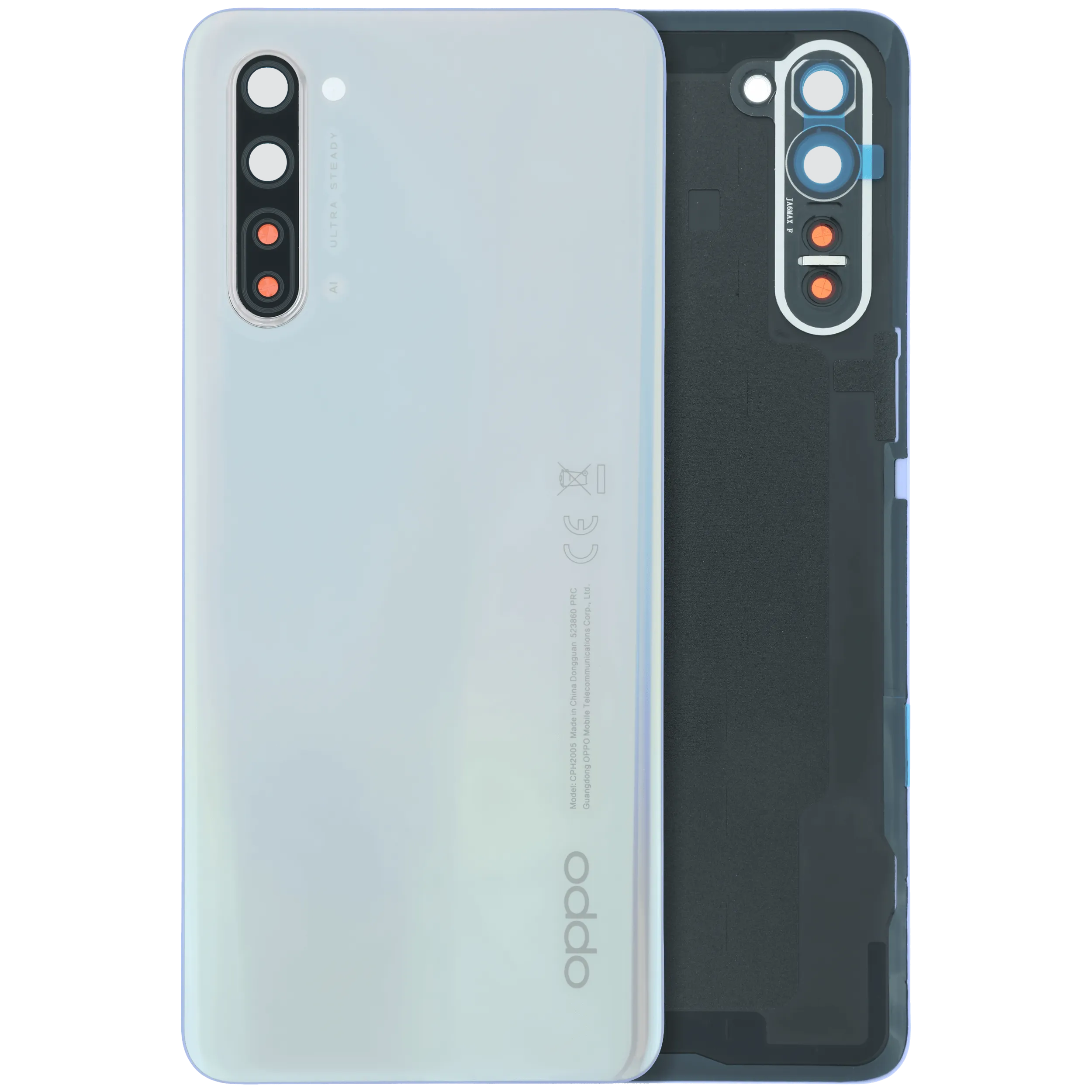 Vitre arrière avec lentille caméra pour OPPO Find X2 Lite CPH2005 (Original)