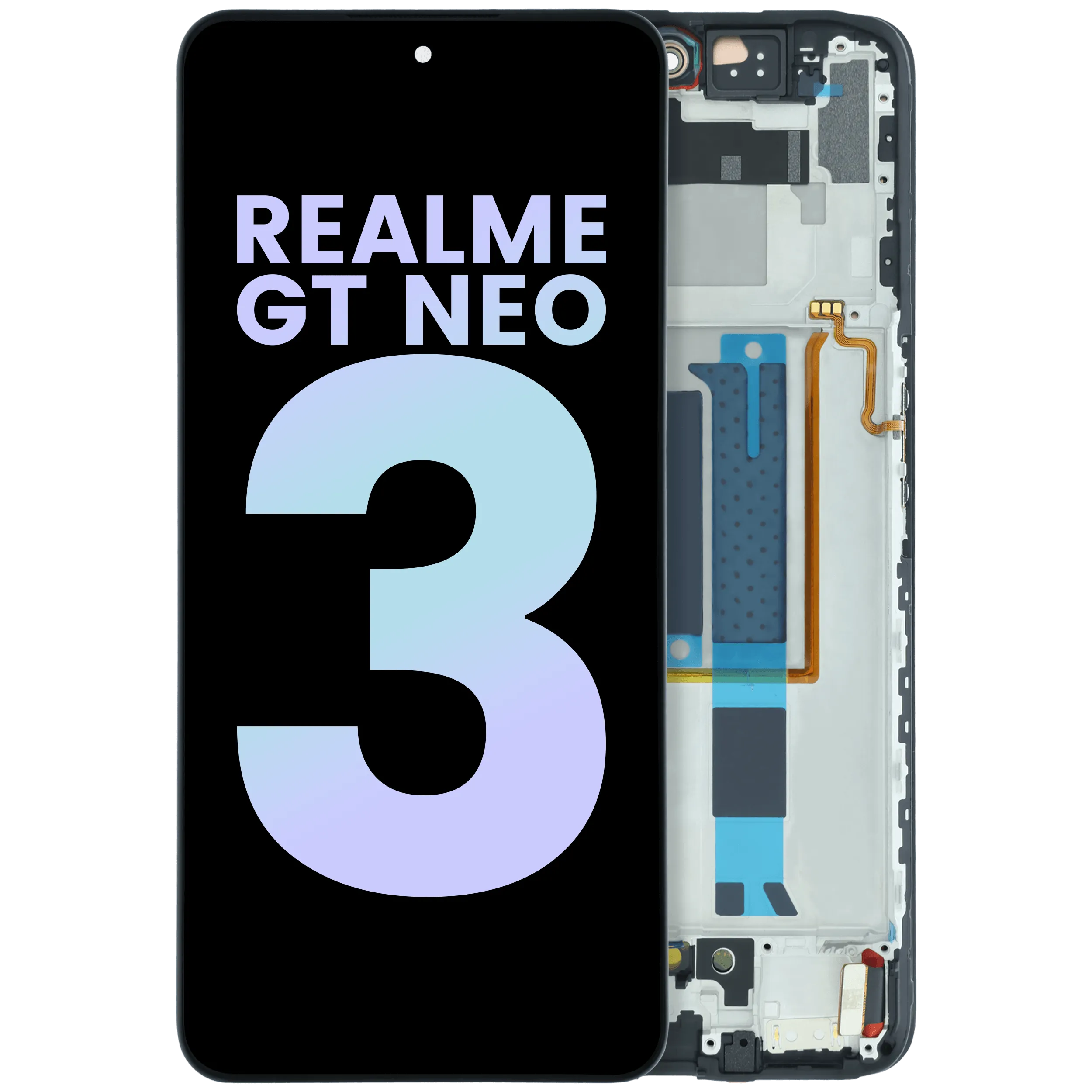 Écran OLED avec cadre pour Realme GT Neo 3 (Original)