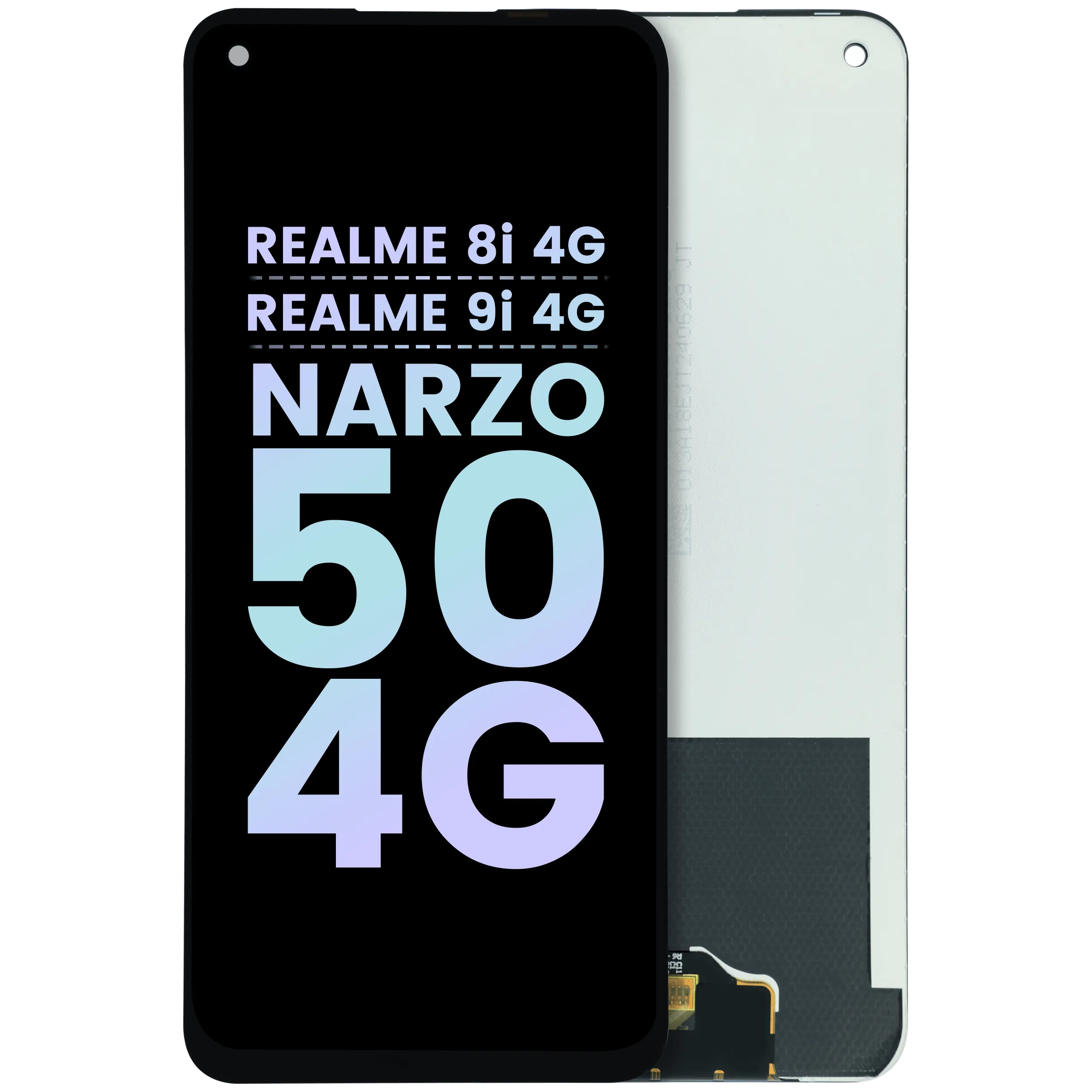 Écran LCD sans cadre pour Realme 8i 4G/ 9i 4G/ Narzo 50 4G 2022 (Original) (Toutes les couleurs)