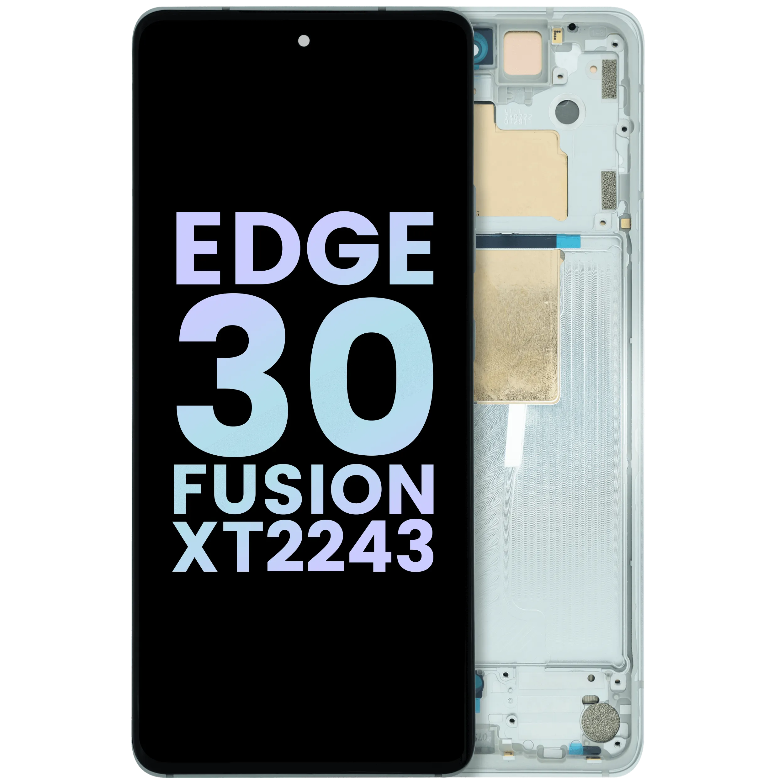 OLED-Display mit Rahmen für Motorola Edge 30 Fusion XT2243 (Original OEM)