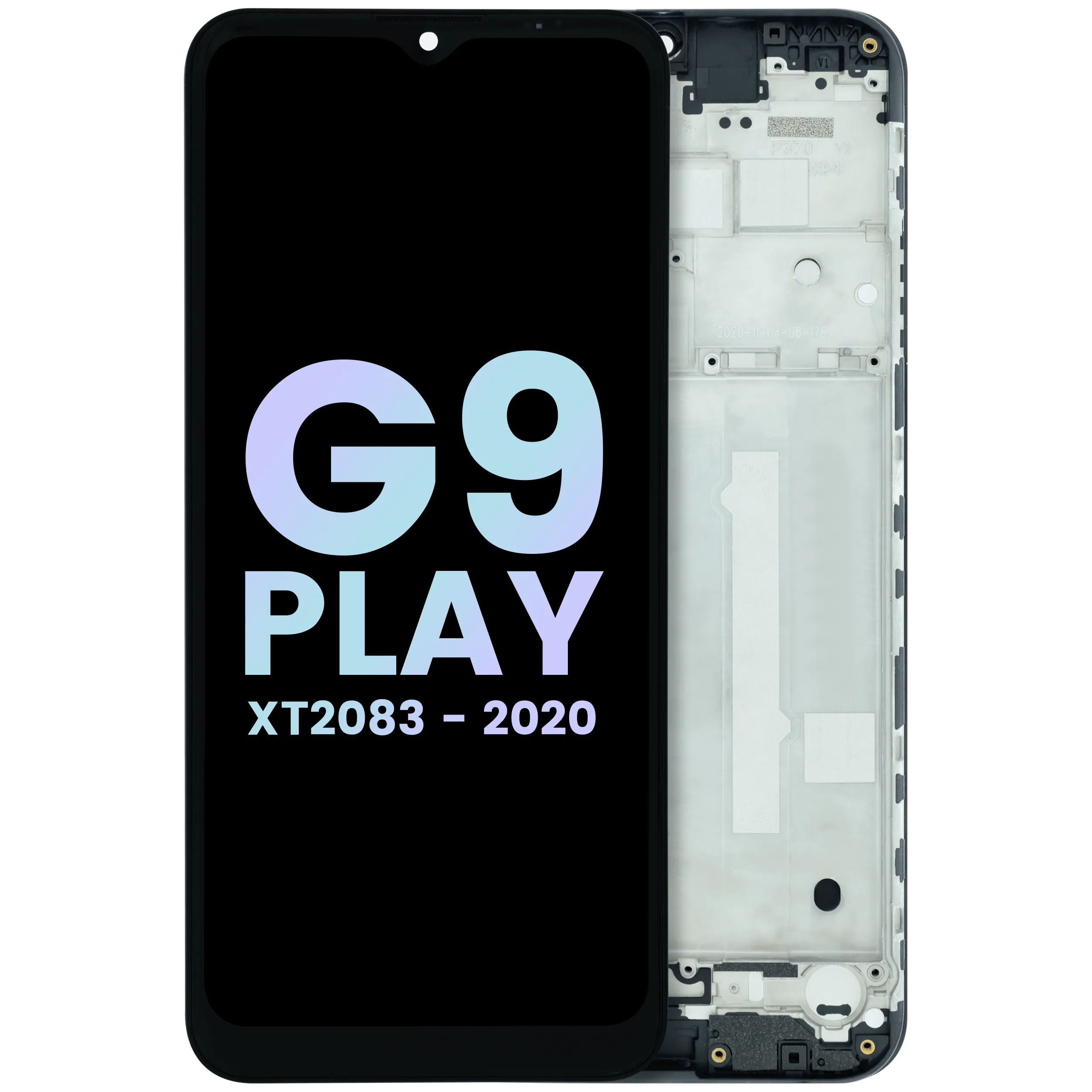 Écran LCD avec cadre pour Motorola Moto G9 Play XT2083 (Original OEM)