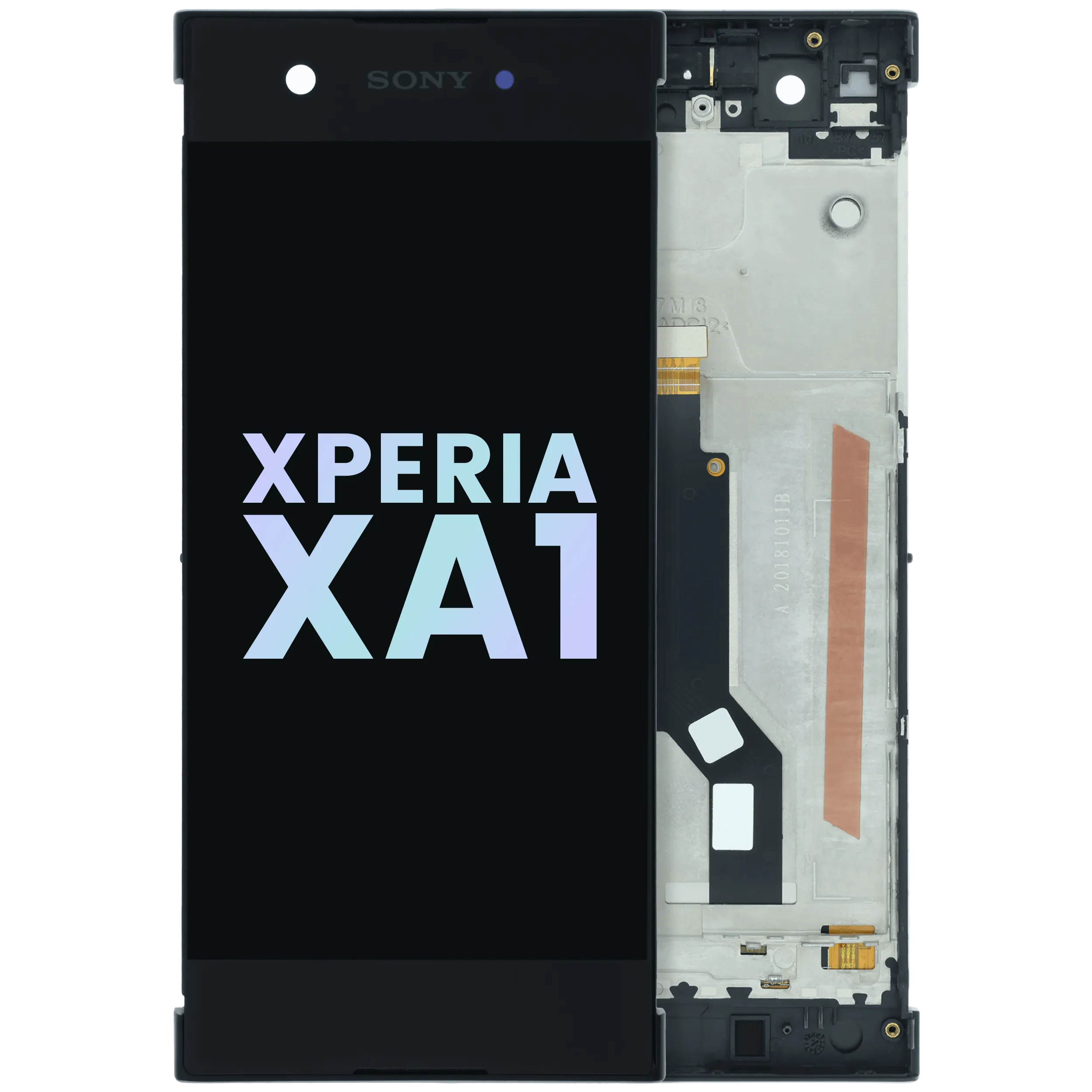 LCD-Display mit Rahmen für Sony Xperia XA1 (Original)