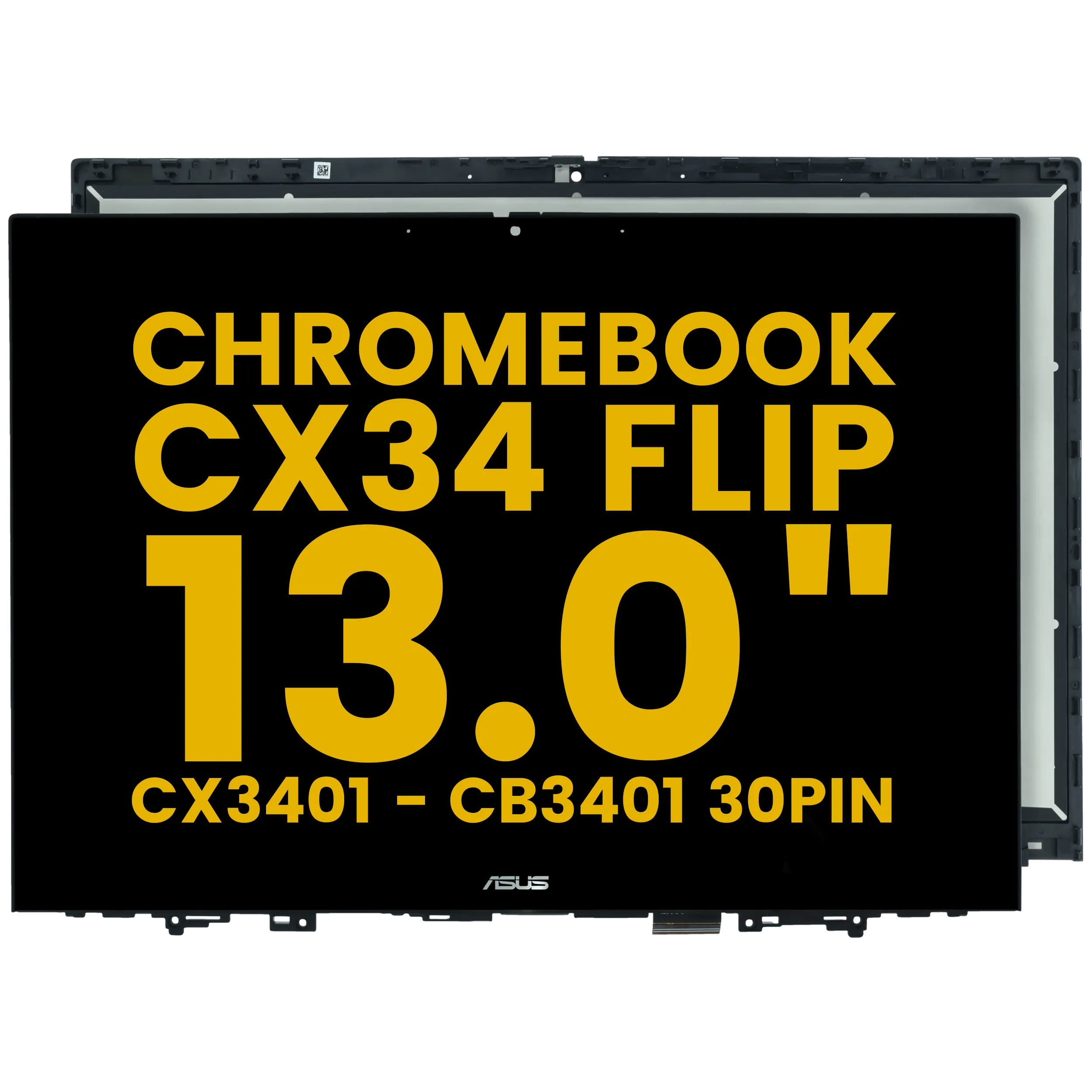 LCD-Display mit Touchscreen für ASUS Chromebook CX34 Flip 14.0” (CX3401 / CB3401) (30 Pins)