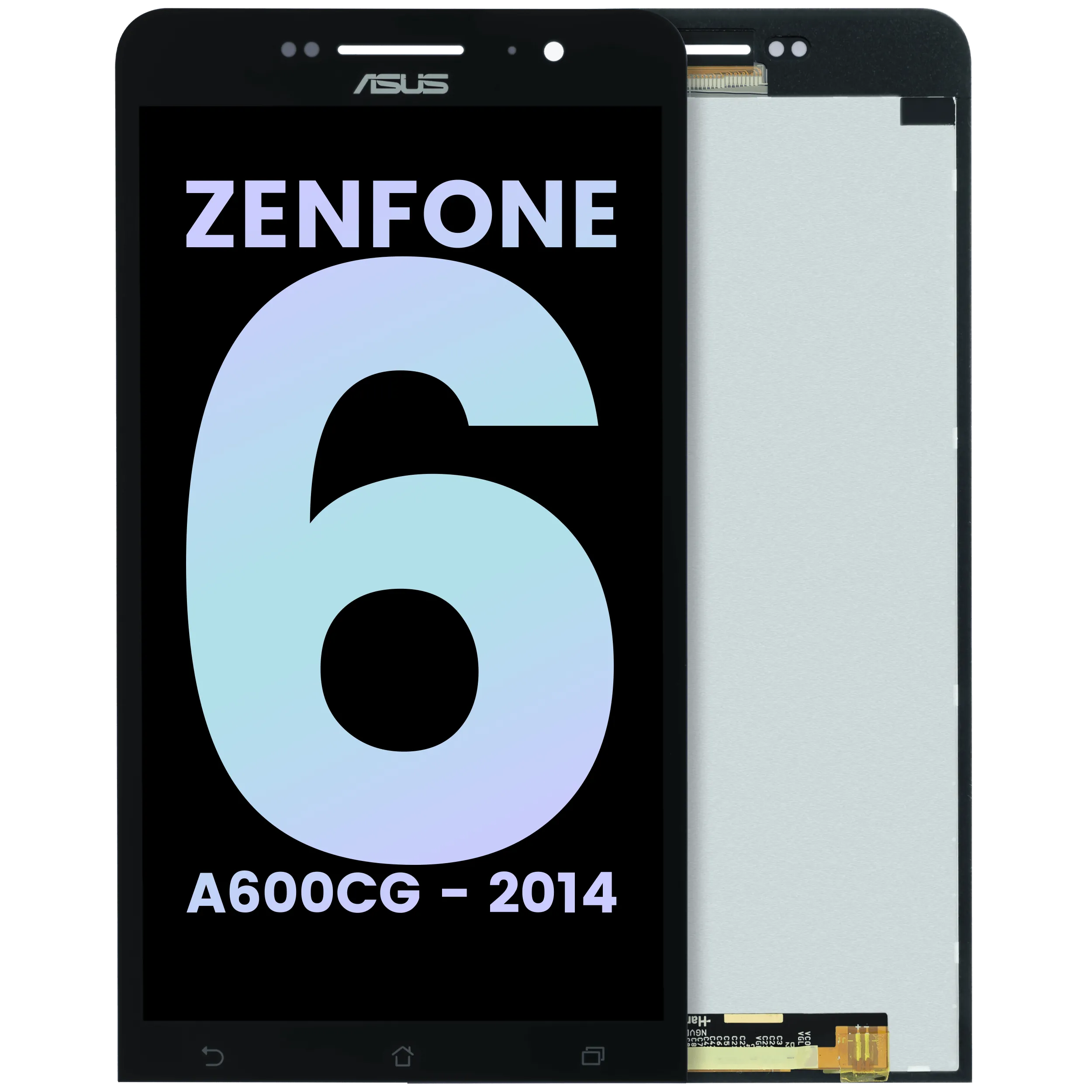 LCD-Display ohne Rahmen für Asus ZenFone 6 (A600CG / 2014)