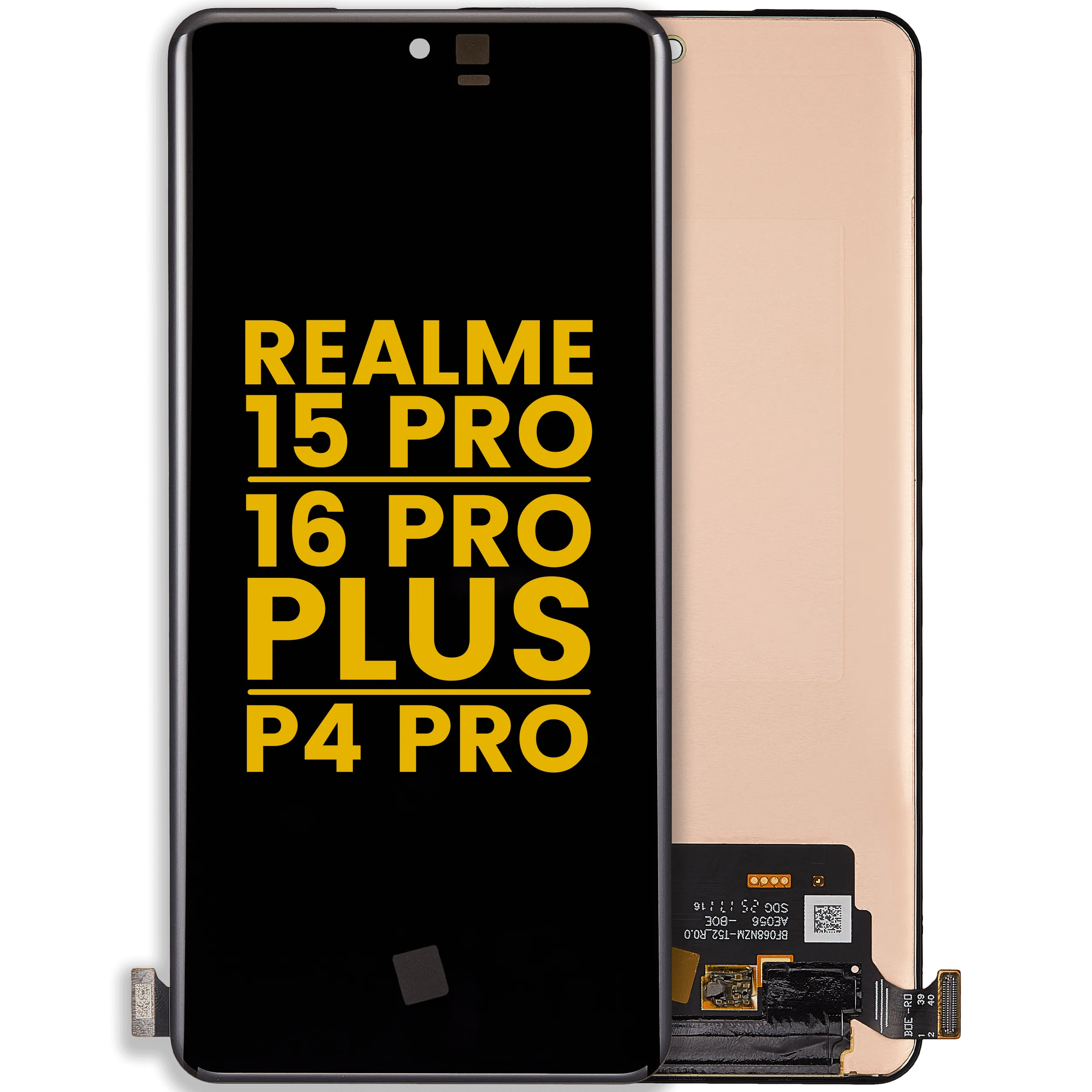 Écran OLED sans cadre pour Realme 15 Pro / 16 Pro+ / P4 Pro (Reconditionné)