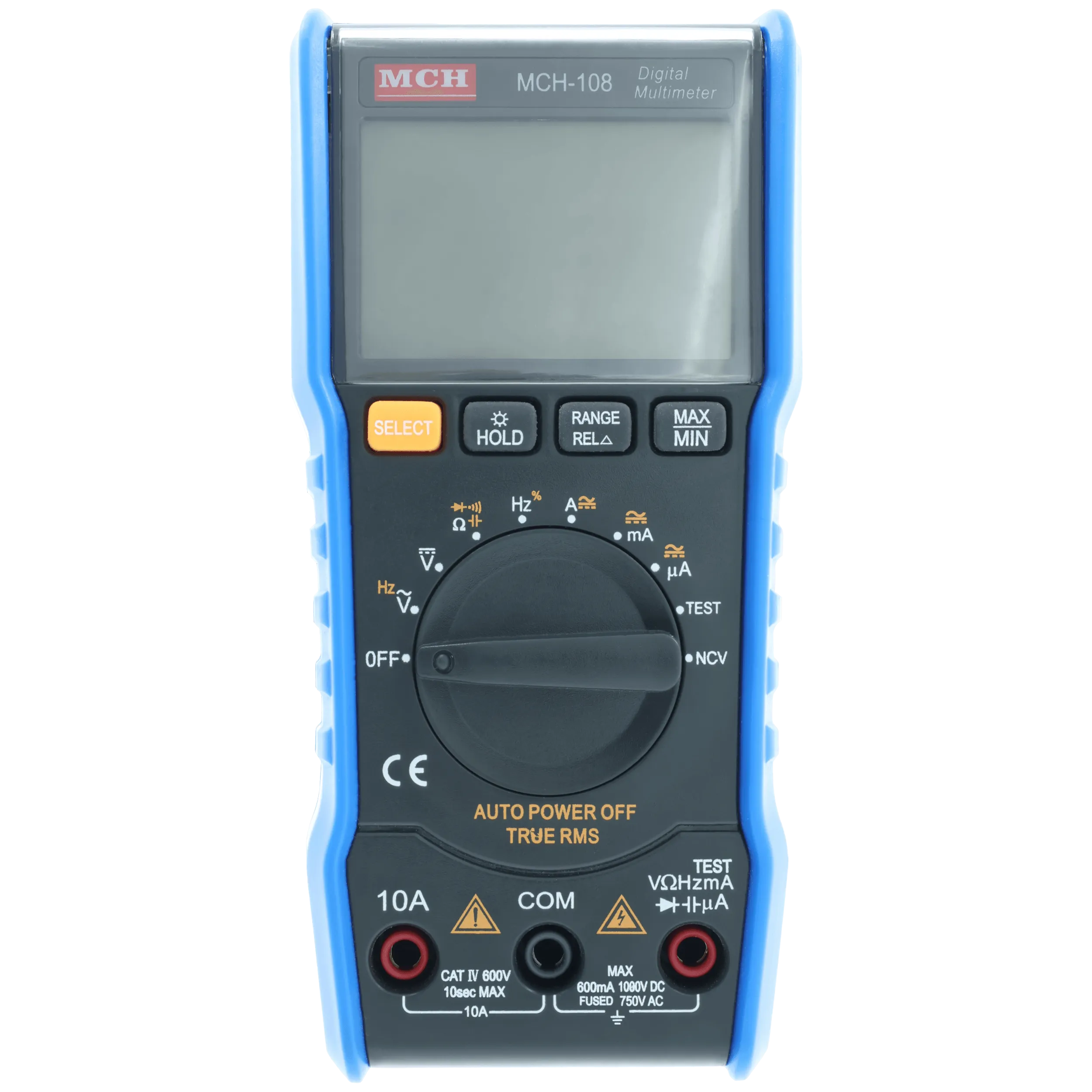 MCH-108 6000 Counts True RMS Handheld Digital Multimeter (Used / Open Box)