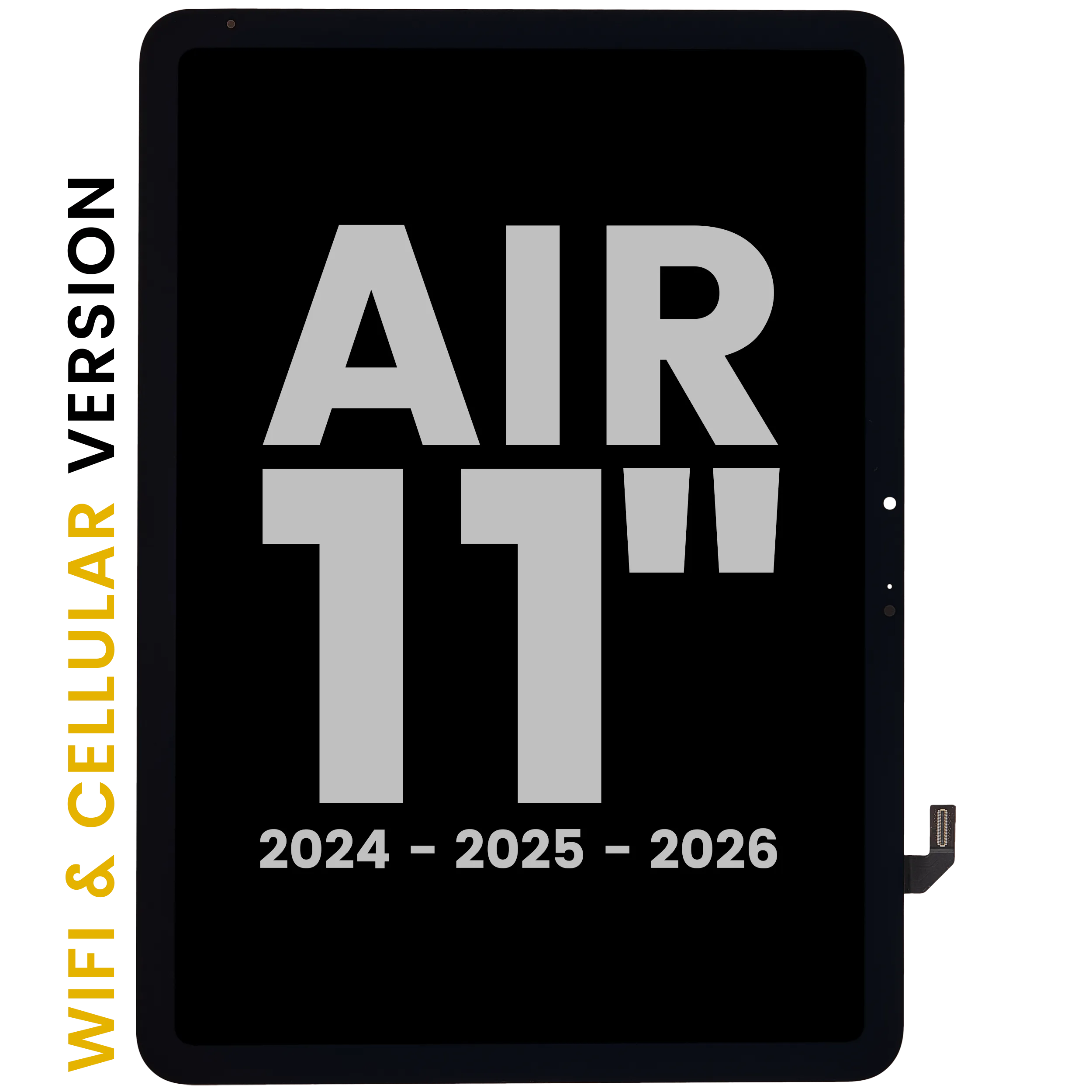 Écran LCD avec vitre tactile pour iPad Air 11" (2024 / 2025 / 2026) (WiFi & Cellular) (Compatible)