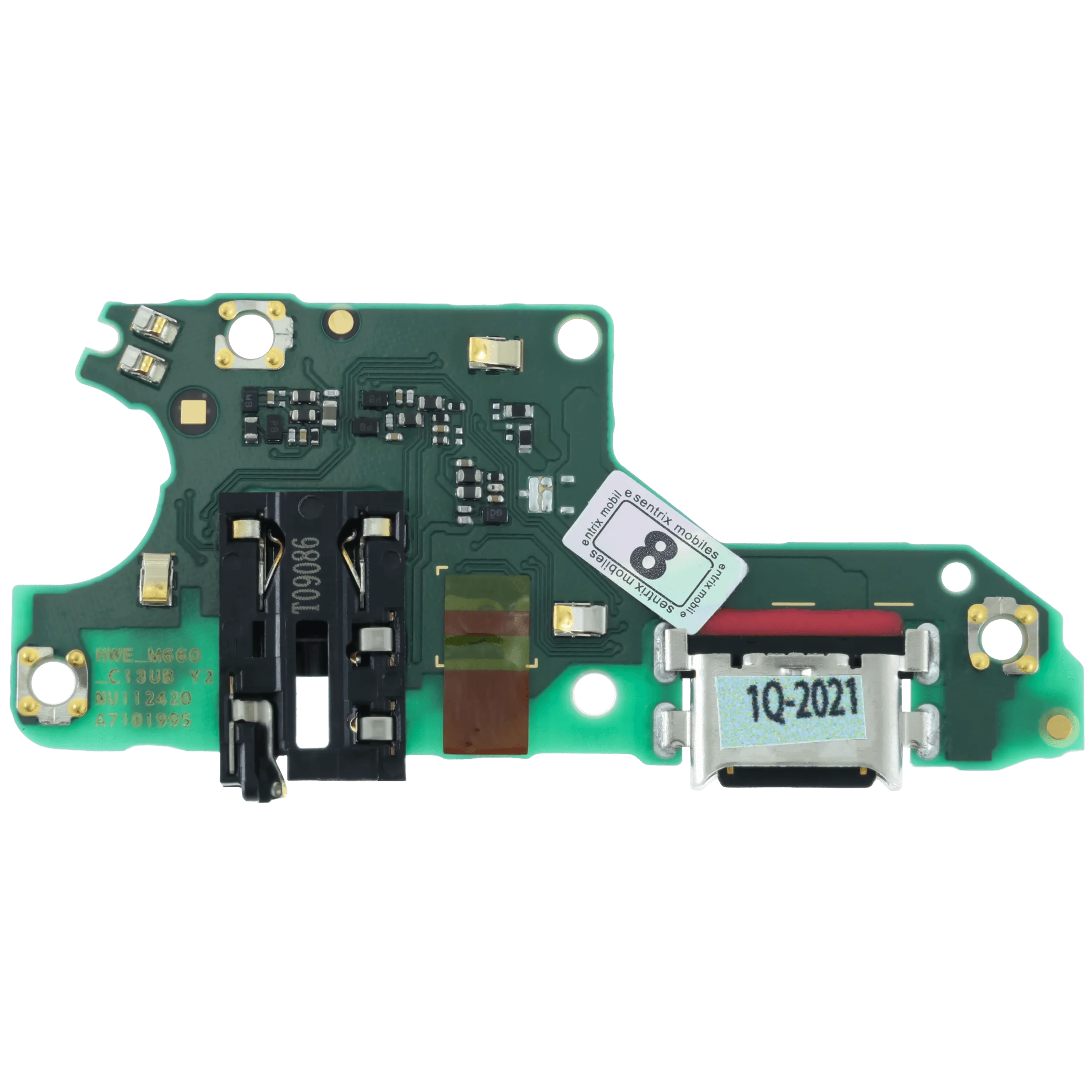 Conector de carregamento com placa do microfone para Huawei P Smart (2021)