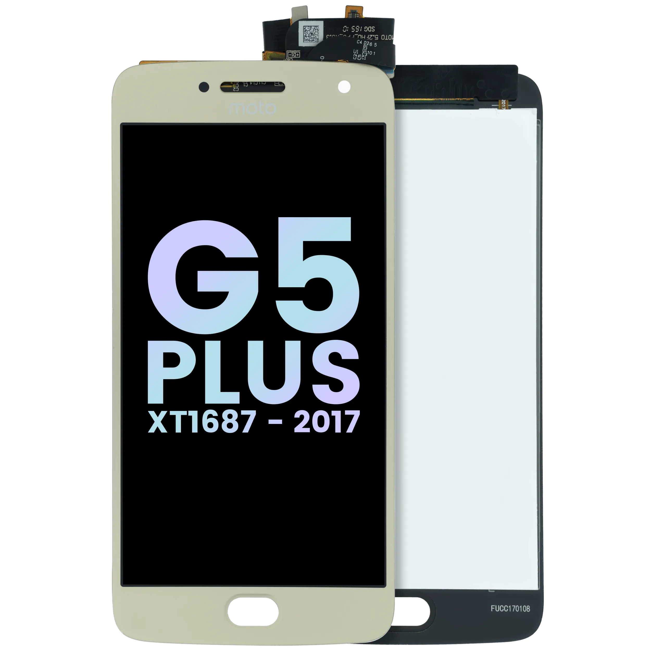 LCD-Display ohne Rahmen für Motorola Moto G5 Plus (XT1687 / 2017) (Original OEM)