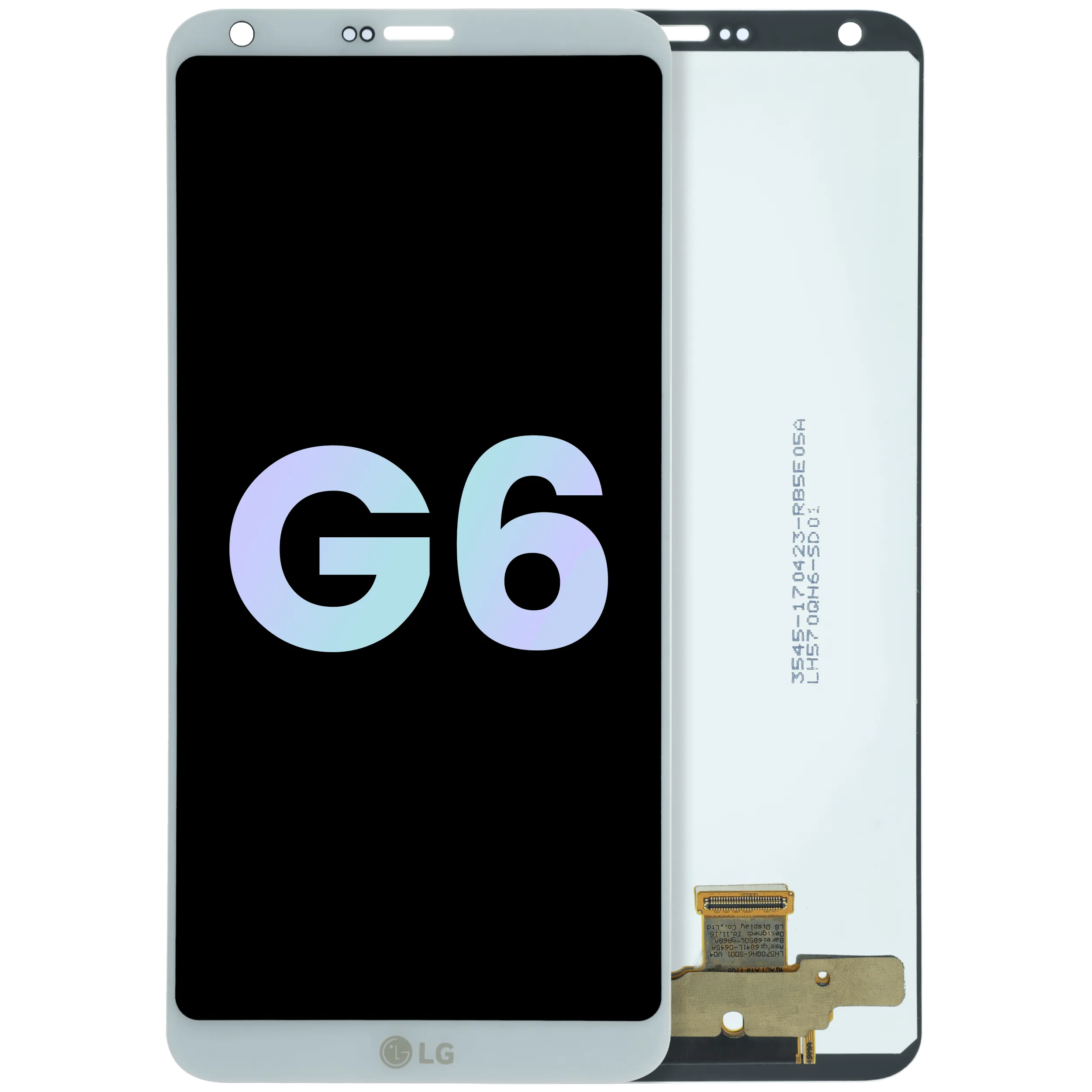 Écran LCD sans cadre pour LG G6 (Original OEM) (Ice Platinum Argent)