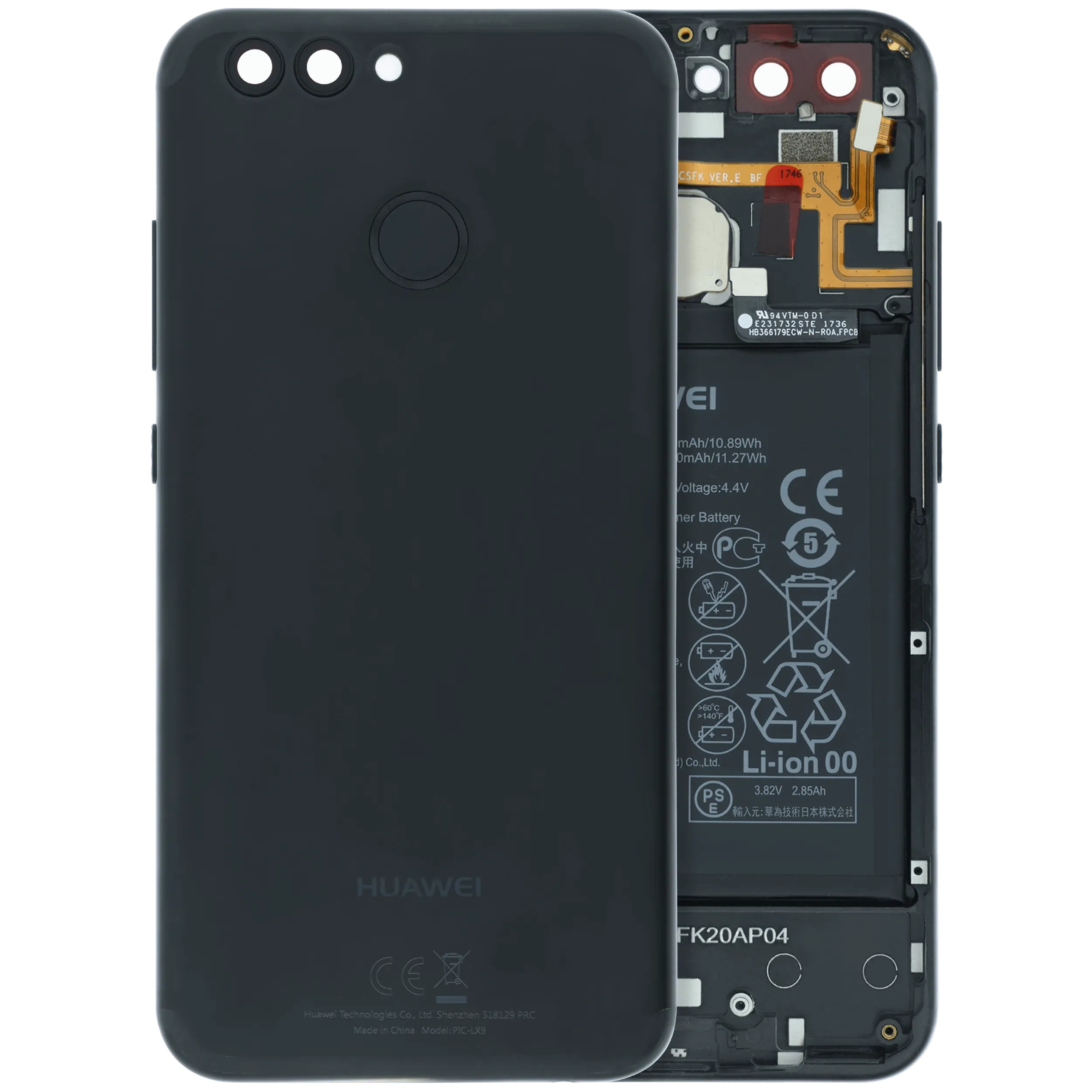 Rückgehäuse mit Akku für Huawei Nova 2 (Original OEM)