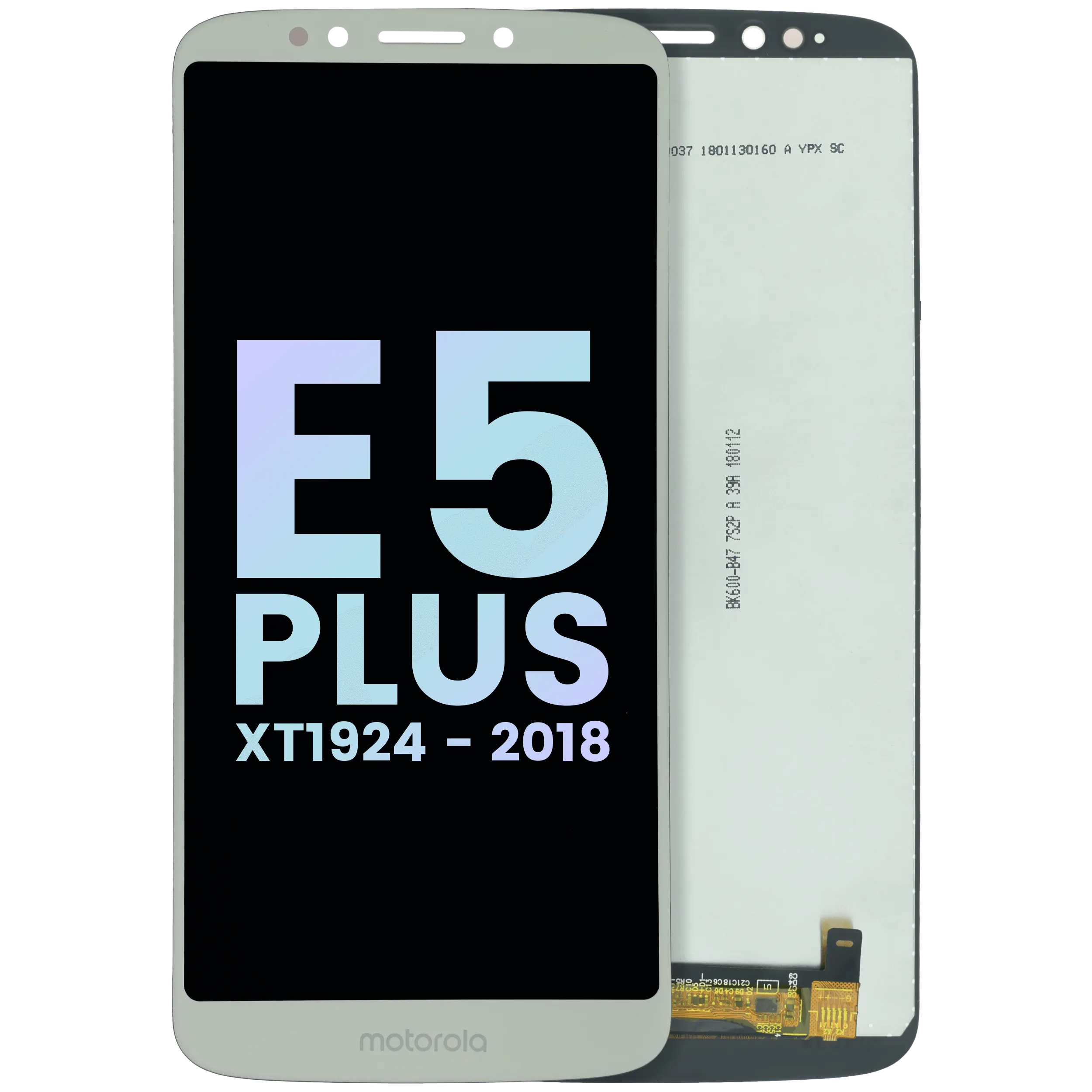 Écran LCD sans cadre pour Motorola Moto E5 Plus (XT1924 / 2018) (Original OEM)